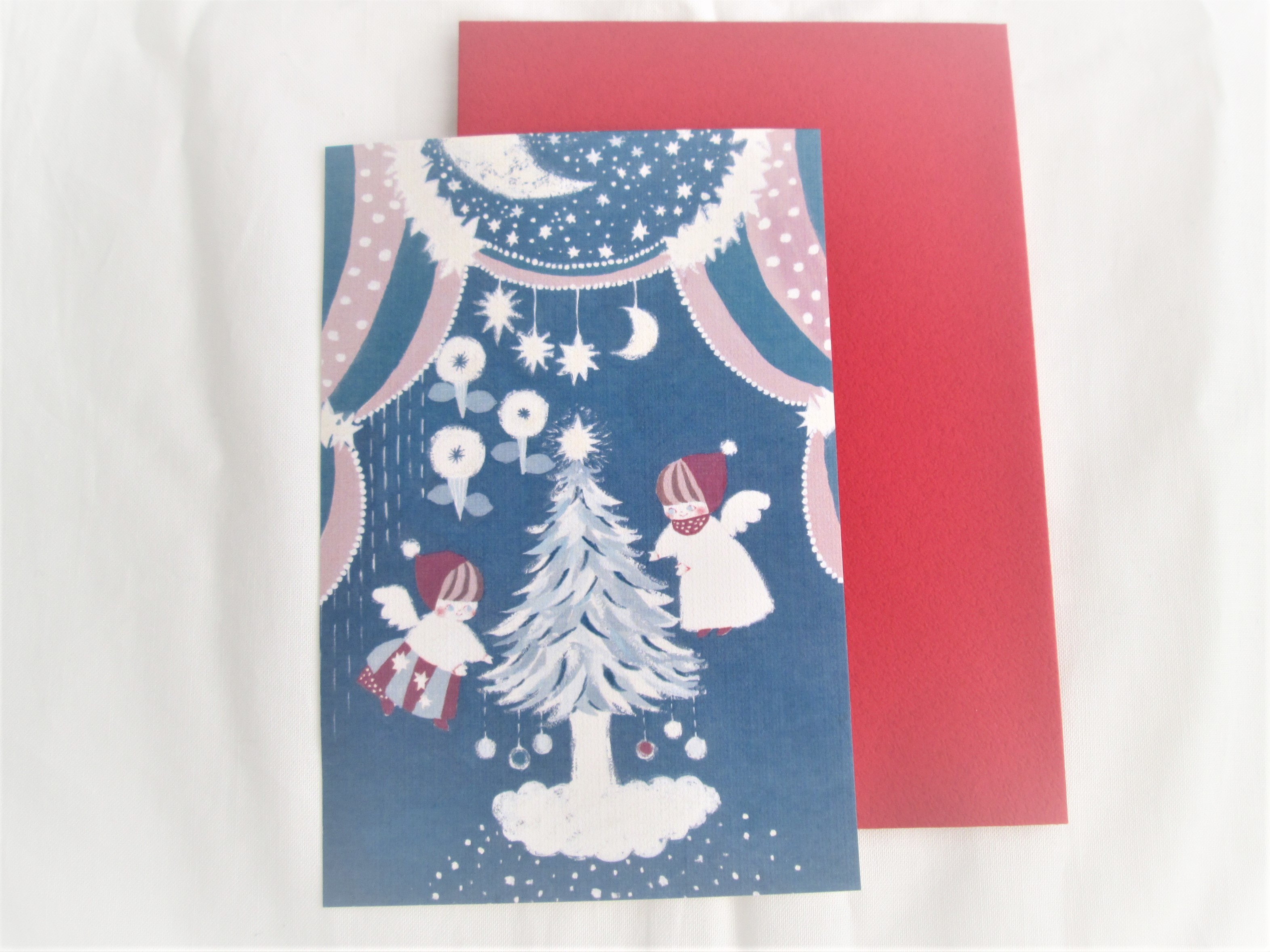 雪星の詩 クリスマスカードセット Iichi ハンドメイド クラフト作品 手仕事品の通販