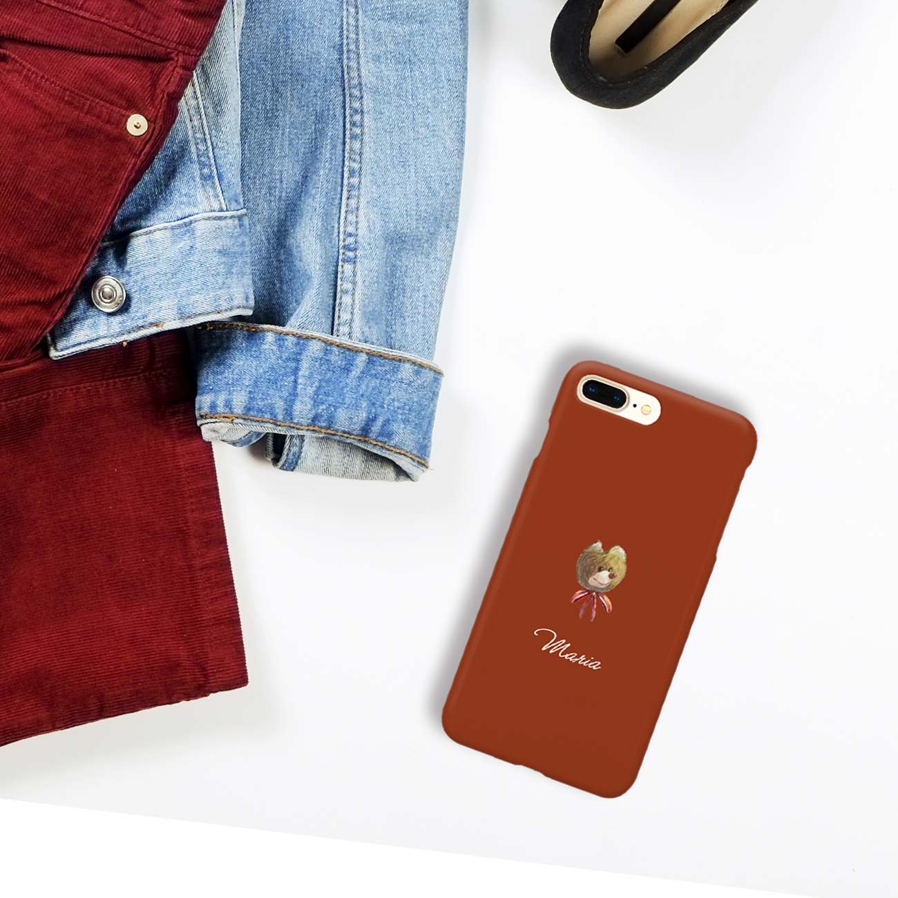 ラブリーベアなスマホケース Iichi ハンドメイド クラフト作品 手仕事品の通販