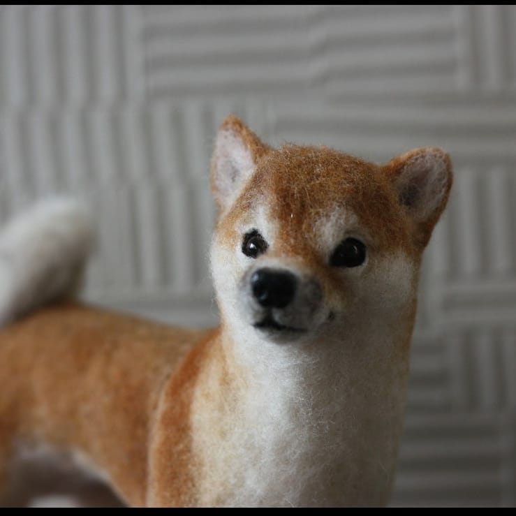 柴犬 羊毛フェルト Iichi ハンドメイド クラフト作品 手仕事品の通販 柴犬 羊毛フェルト Iichi ハンドメイド クラフト作品 手仕事品の通販