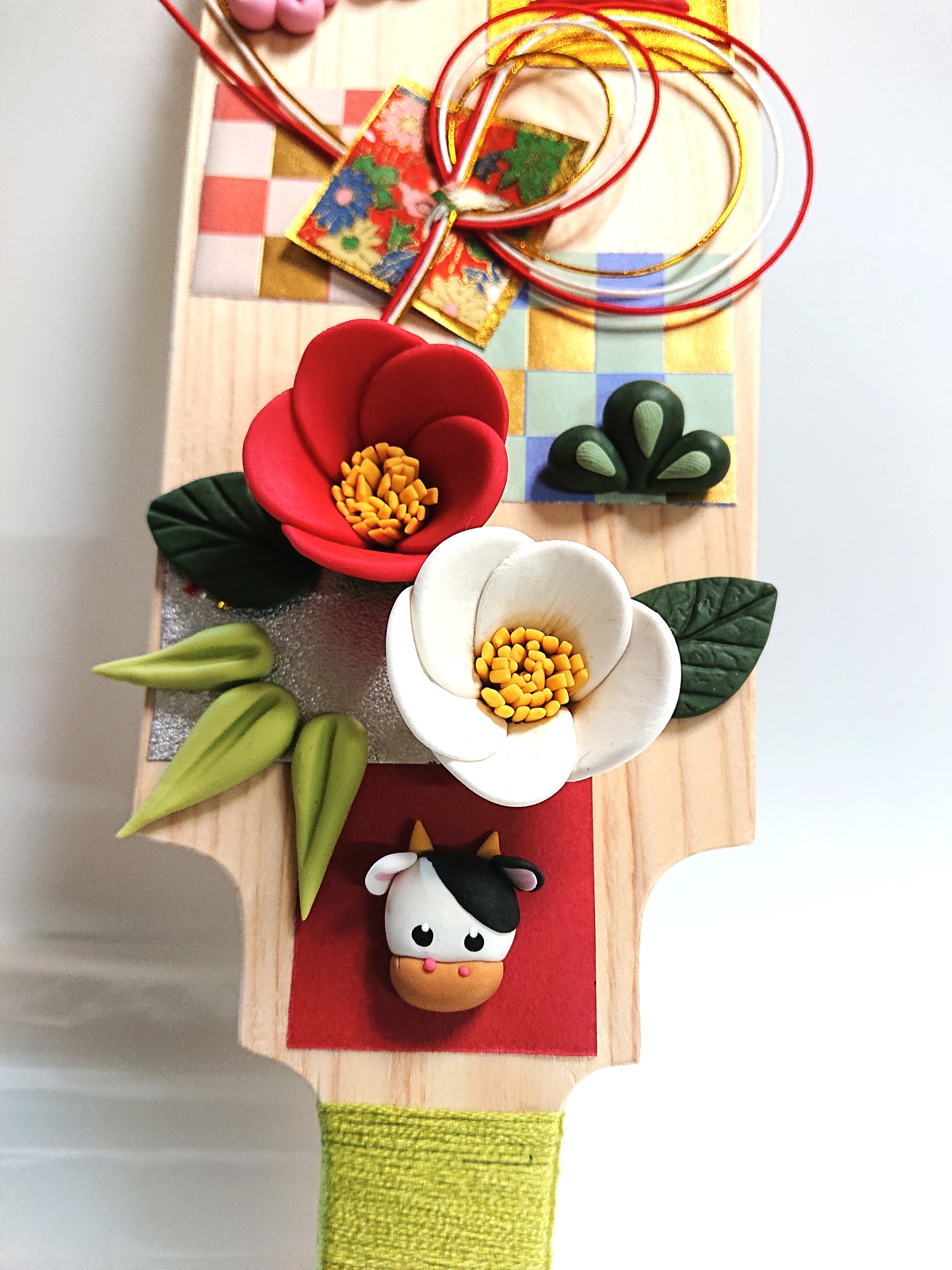 お正月飾り 干支の羽子板 Iichi ハンドメイド クラフト作品 手仕事品の通販