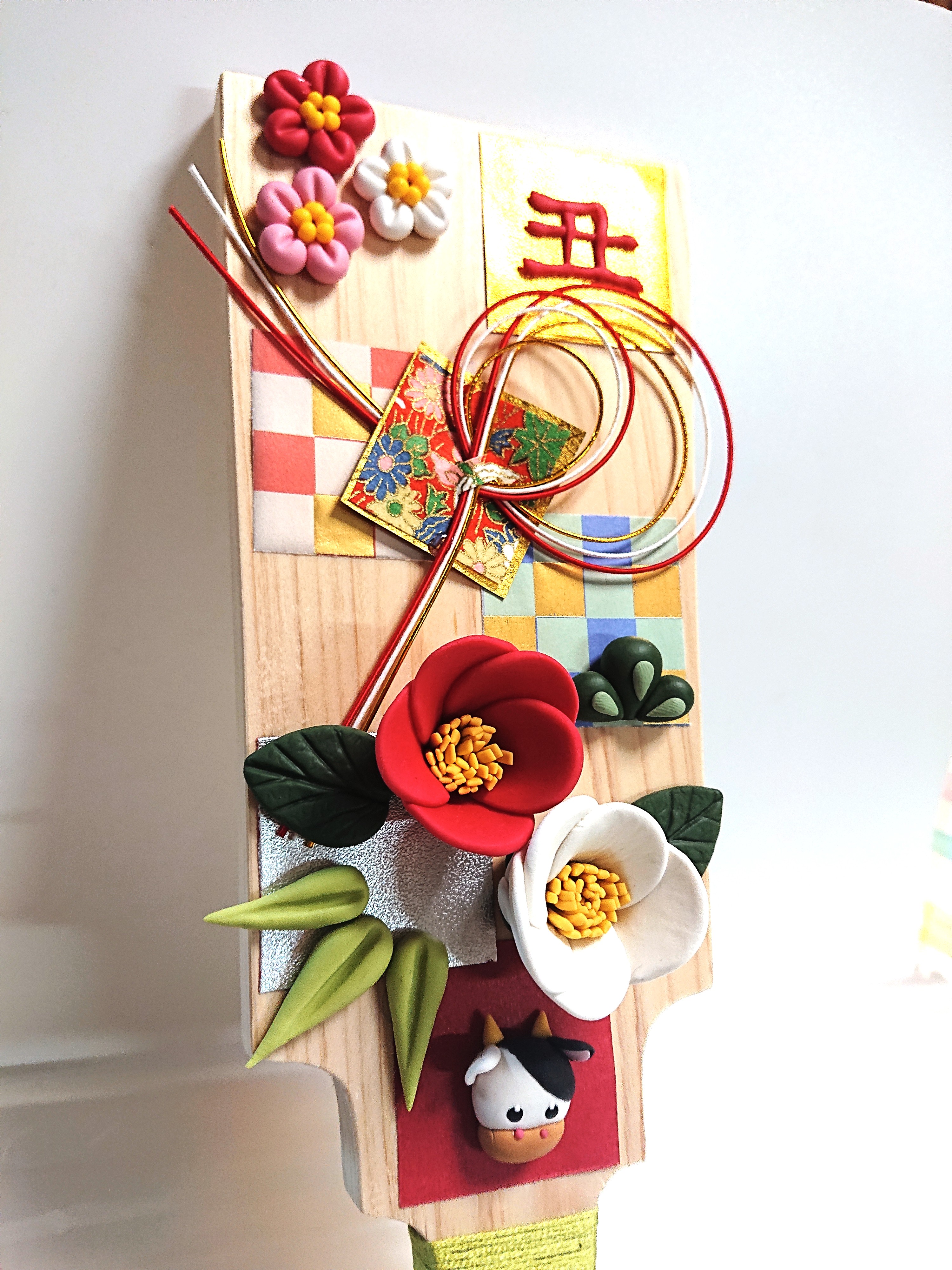 お正月飾り 干支の羽子板 Iichi ハンドメイド クラフト作品 手仕事品の通販