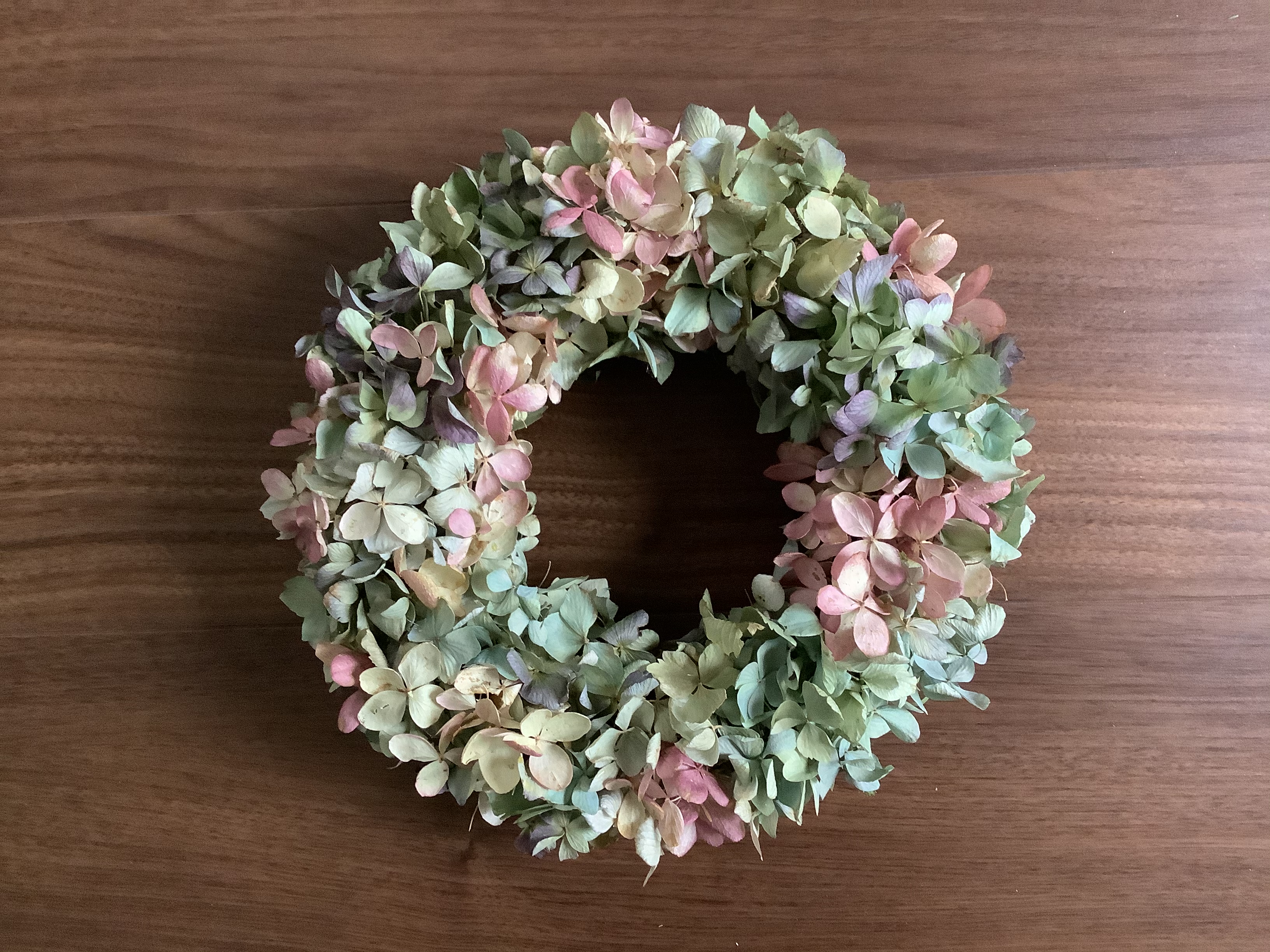 Atelierblugra八ヶ岳 秋の紫陽花wreath03 Iichi ハンドメイド クラフト作品 手仕事品の通販