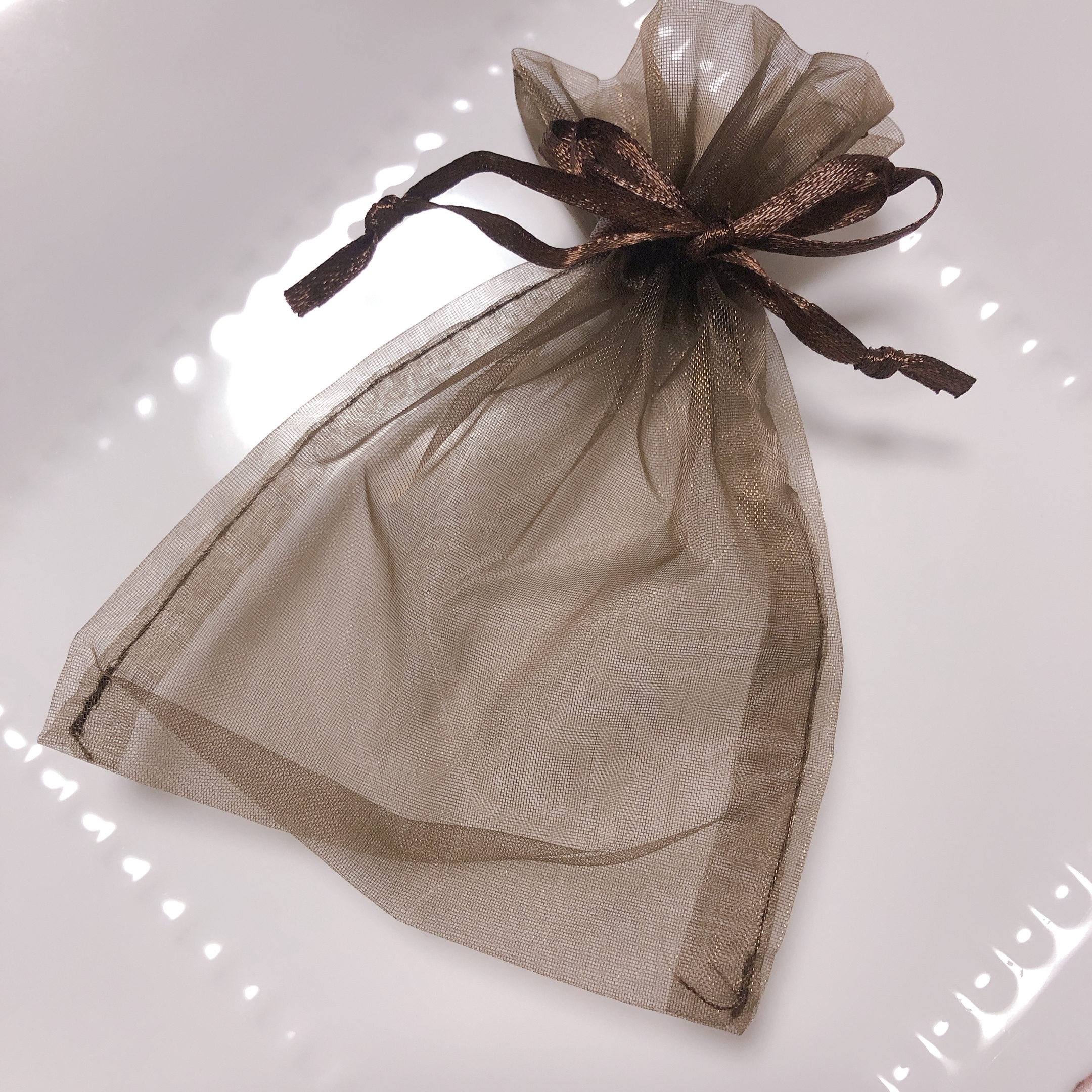 ラッピング用 オーガンジー巾着袋 Iichi ハンドメイド クラフト作品 手仕事品の通販