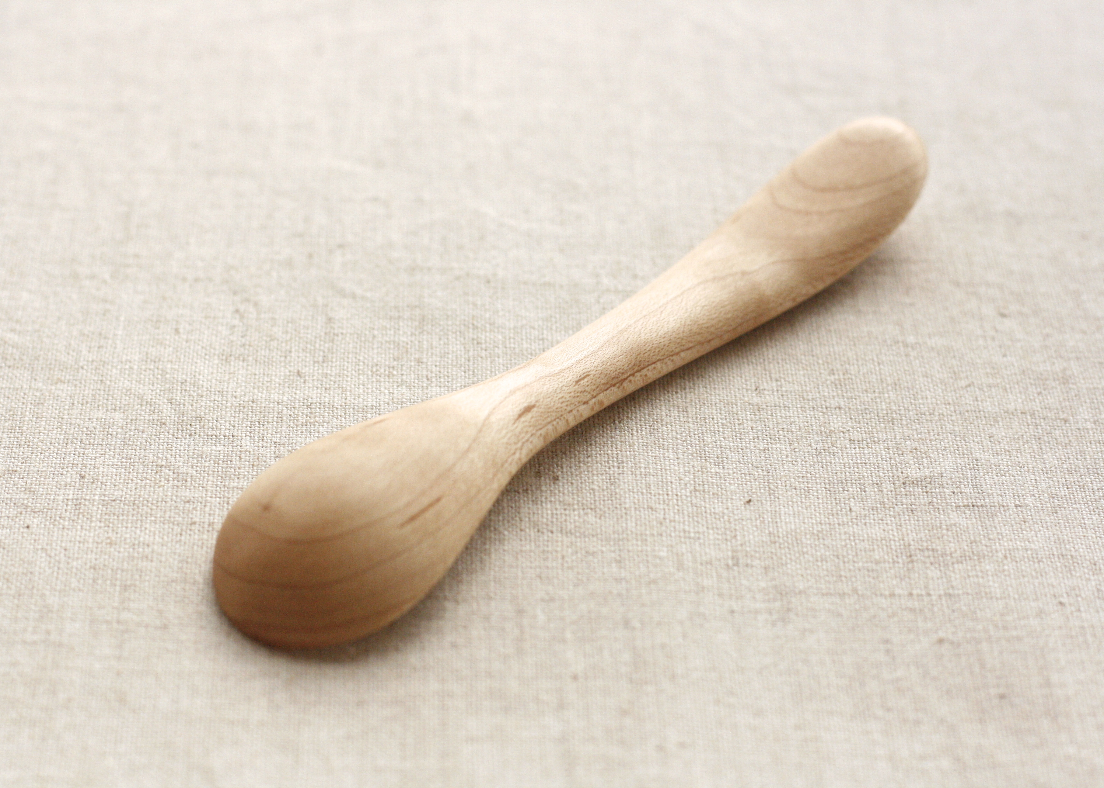 子供用スプーンとフォークのセット メープル Iichi ハンドメイド クラフト作品 手仕事品の通販