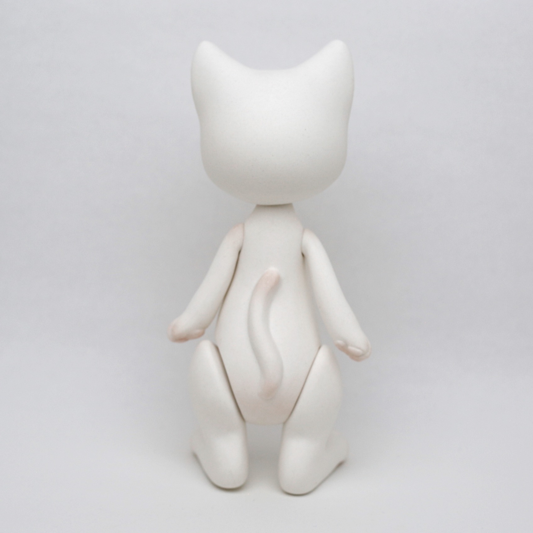 Cat Bisque Doll ねこ ビスクドール 人形 Iichi ハンドメイド クラフト作品 手仕事品の通販