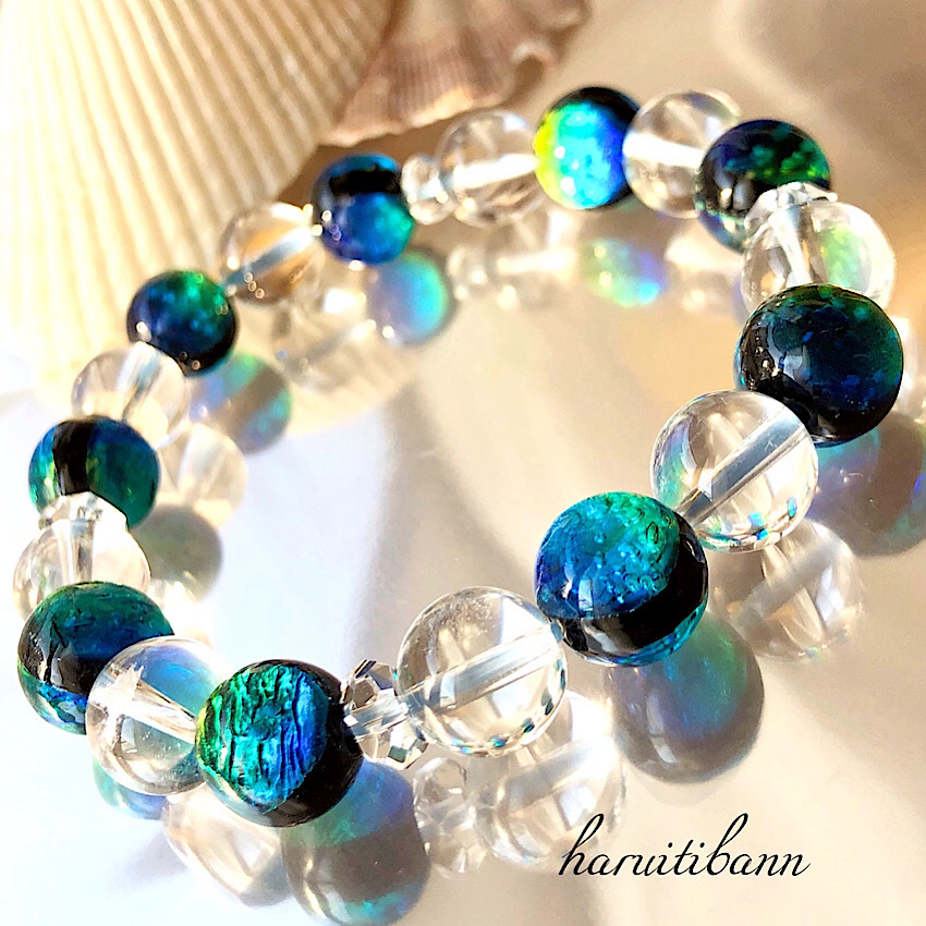 琉球蛍ガラス ケラマブルー 人気カラーの蛍ガラス とんぼ玉 Iichi ハンドメイド クラフト作品 手仕事品の通販