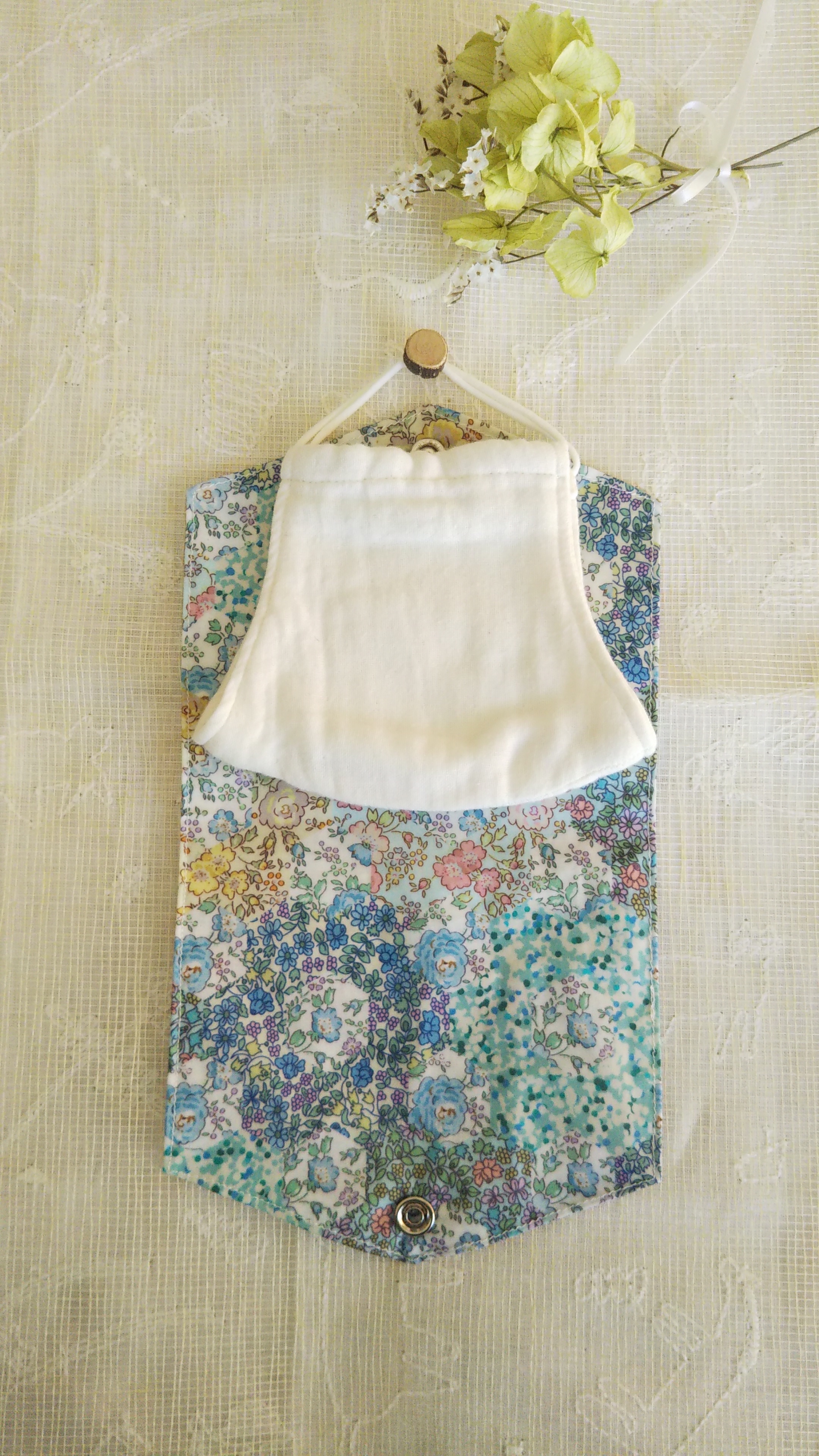 リバティマスクケース ガーデン パッチワーク Iichi ハンドメイド クラフト作品 手仕事品の通販