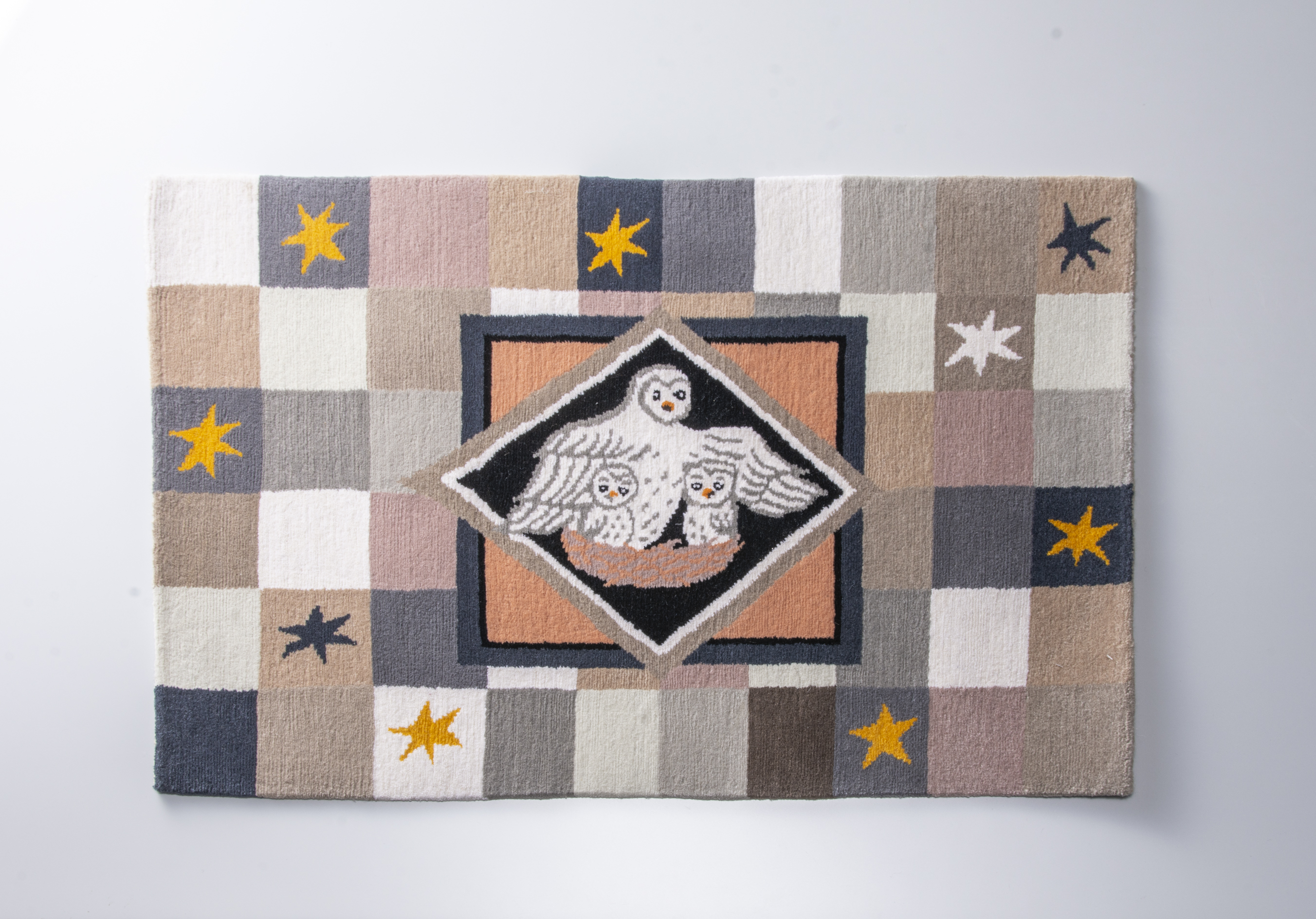 受注生産 オーダーメイド アートカーペット 鳥の巣 ビンバ ランドマン Iichi ハンドメイド クラフト作品 手仕事品の通販