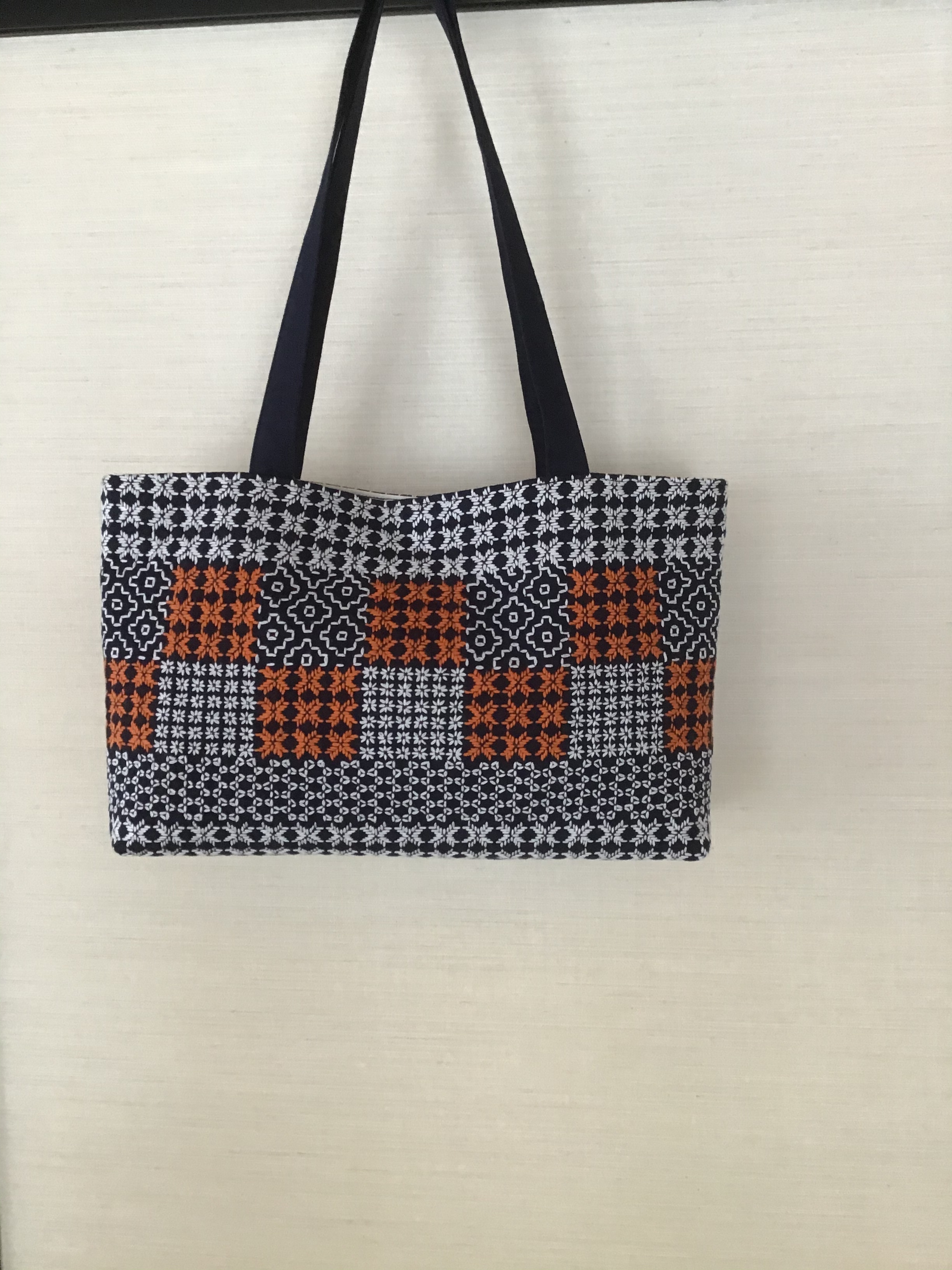 刺し子 ショルダーバック Iichi ハンドメイド クラフト作品 手仕事品の通販