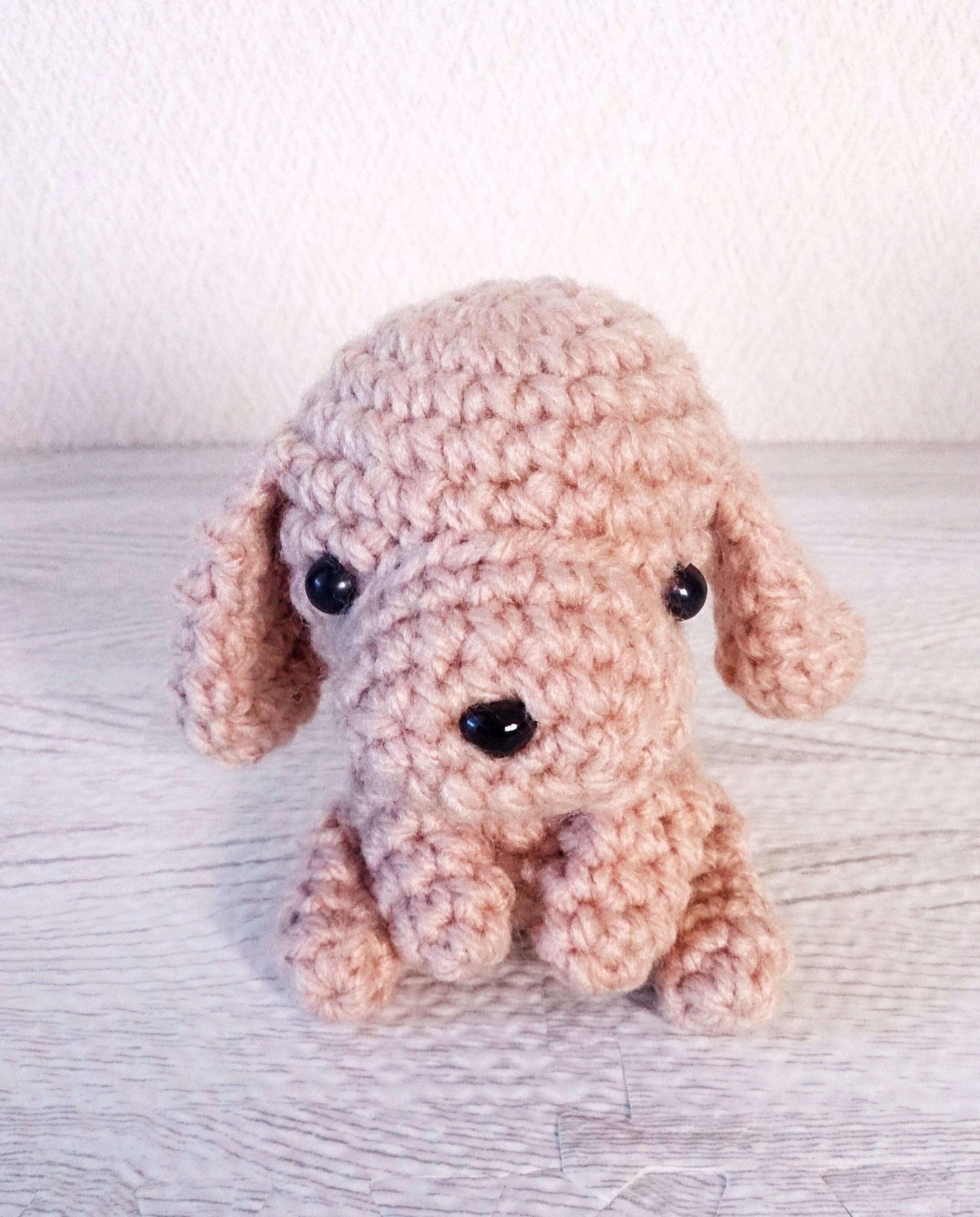 おすわりプードル あみぐるみ 編みぐるみ Iichi ハンドメイド クラフト作品 手仕事品の通販