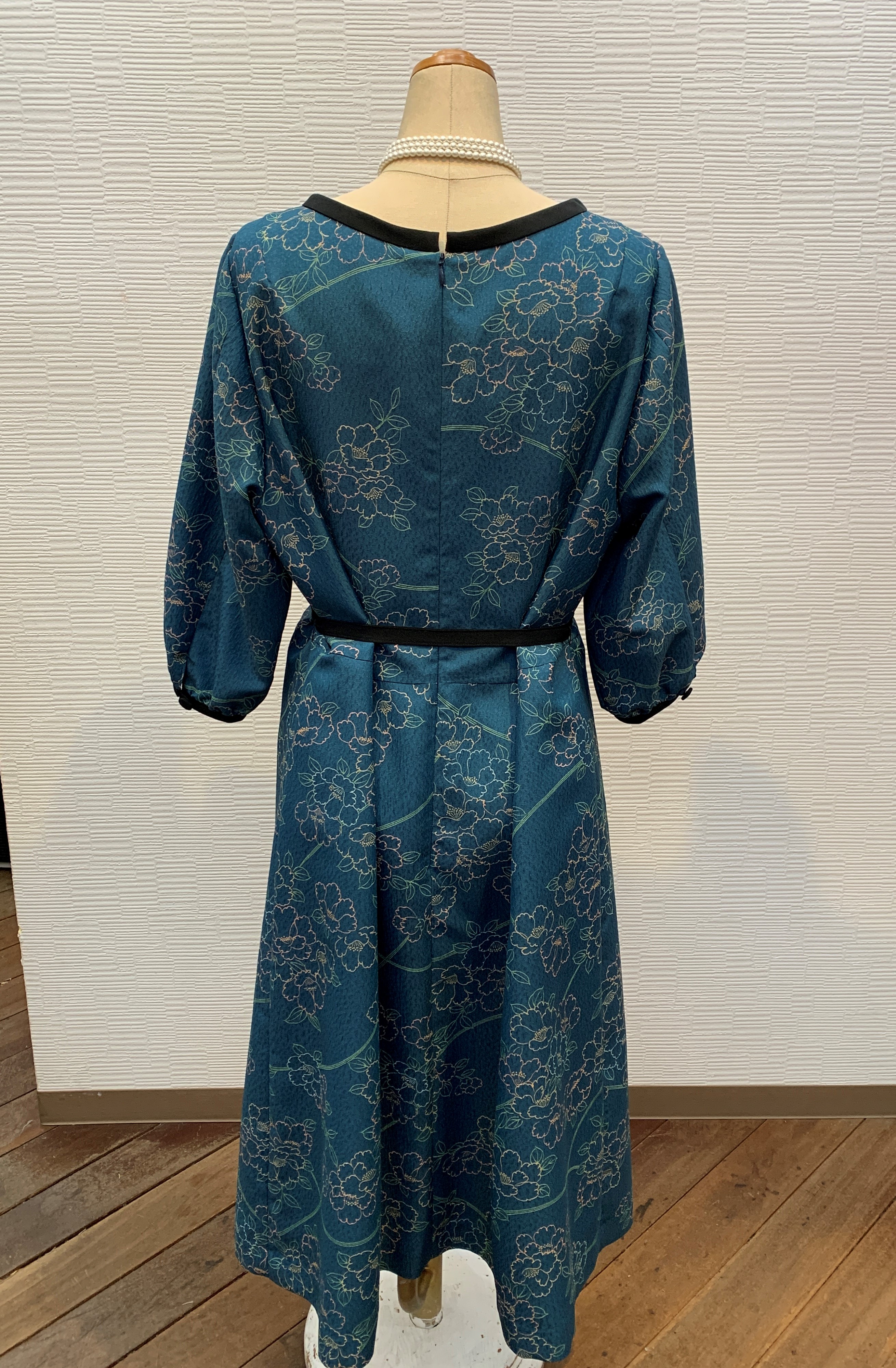 ワンピース 着物リメイク Iichi ハンドメイド クラフト作品 手仕事品の通販