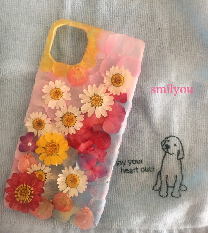 Galaxys スマホケース 押し花ケース Galaxy Galaxy S10 Galaxys9 S9 Iichi ハンドメイド クラフト作品 手仕事品の通販