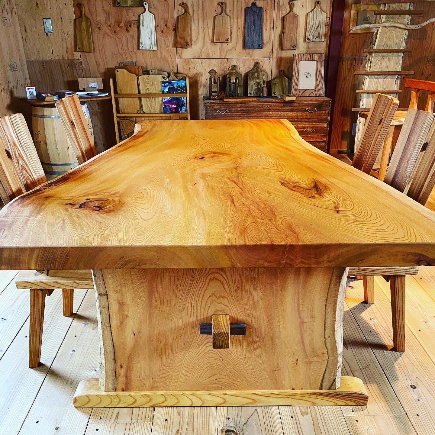 欅 一枚板テーブル オーダーメイド | iichi ハンドメイド・クラフト 