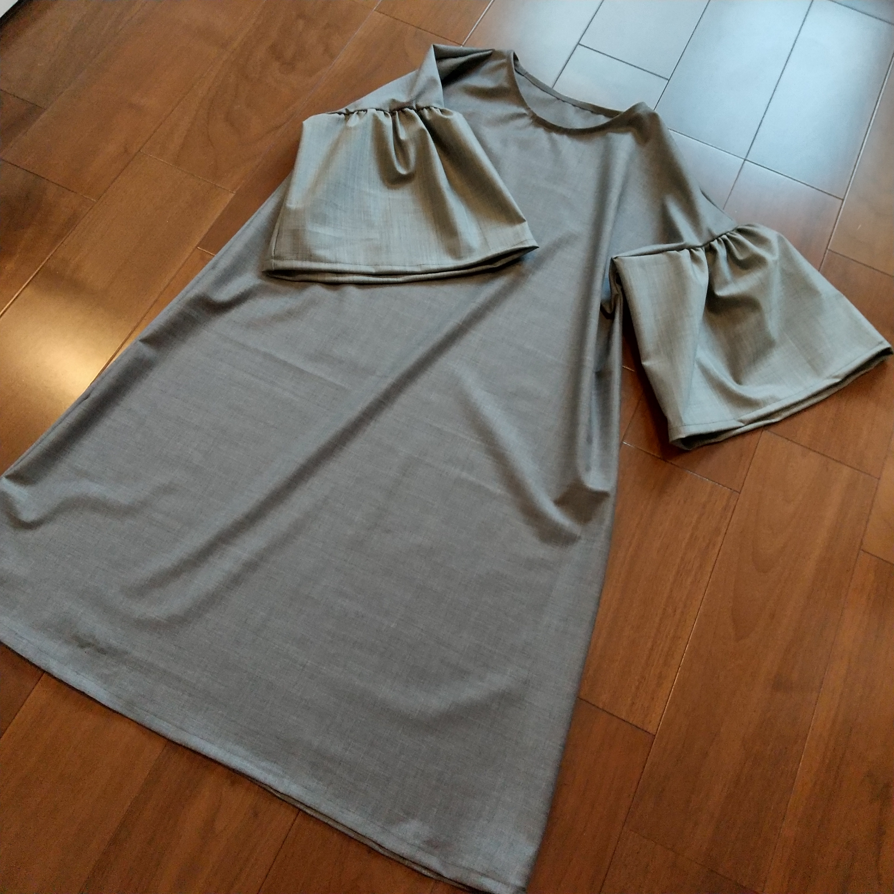 袖が選べるワンピース Iichi ハンドメイド クラフト作品 手仕事品の通販