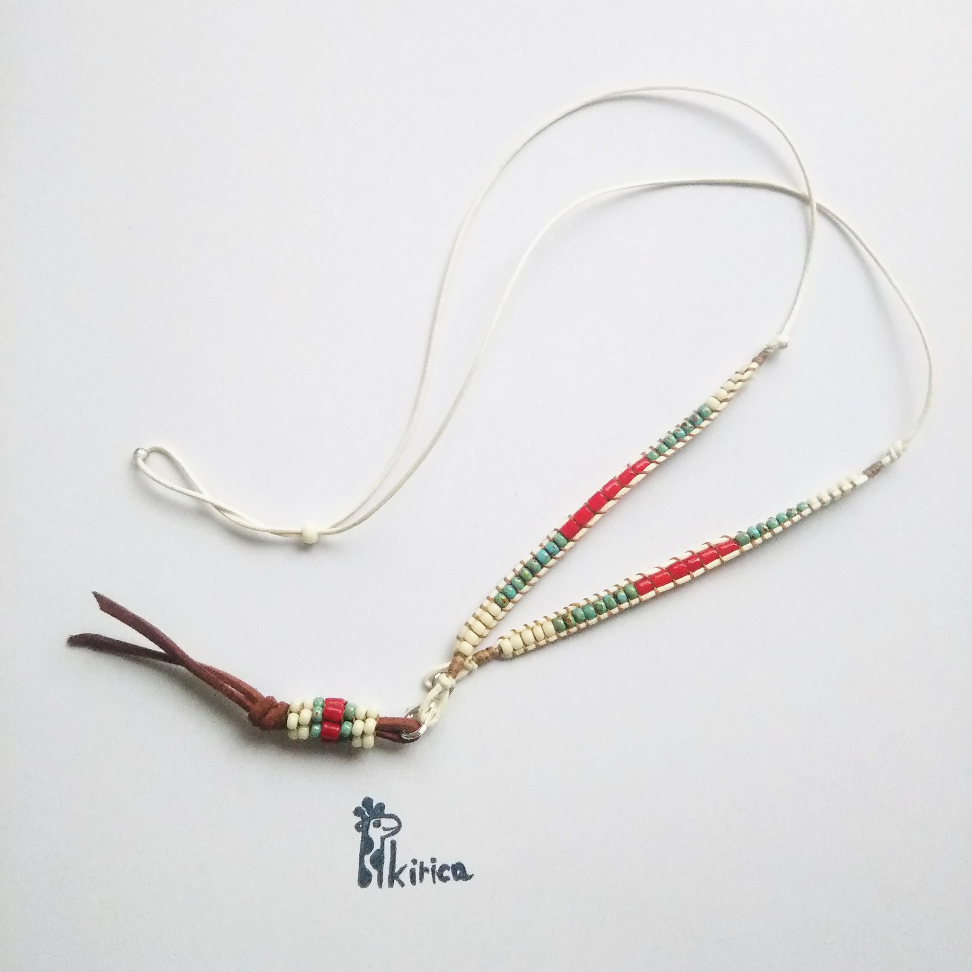 ネイティブカラーの３wayタッセルつき眼鏡ホルダー 841 受注製作 Iichi ハンドメイド クラフト作品 手仕事品の通販