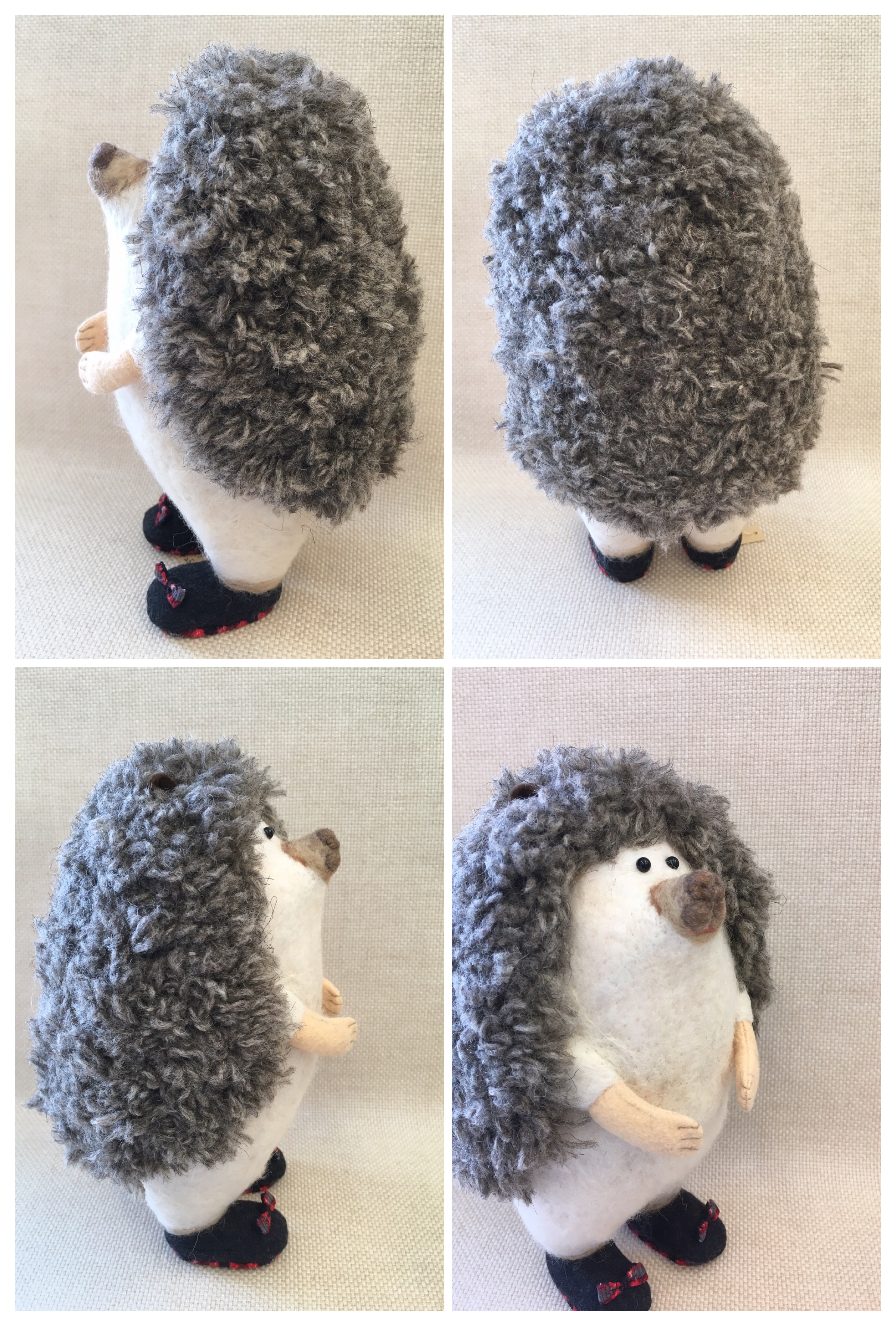 動物シリーズ ハリネズミさんとハリネズミのお人形 Iichi ハンドメイド クラフト作品 手仕事品の通販