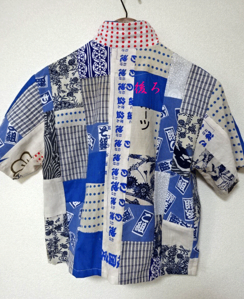 柿渋染め＊手ぬぐいと浴衣地シャツ４ | iichi ハンドメイド・クラフト 
