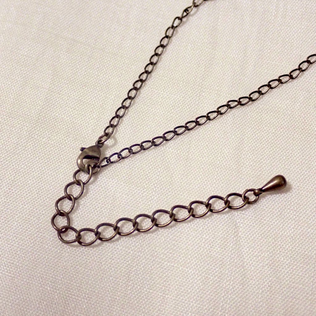 七宝焼き レトロステンドグラス風 黒 ネックレス Iichi ハンドメイド クラフト作品 手仕事品の通販