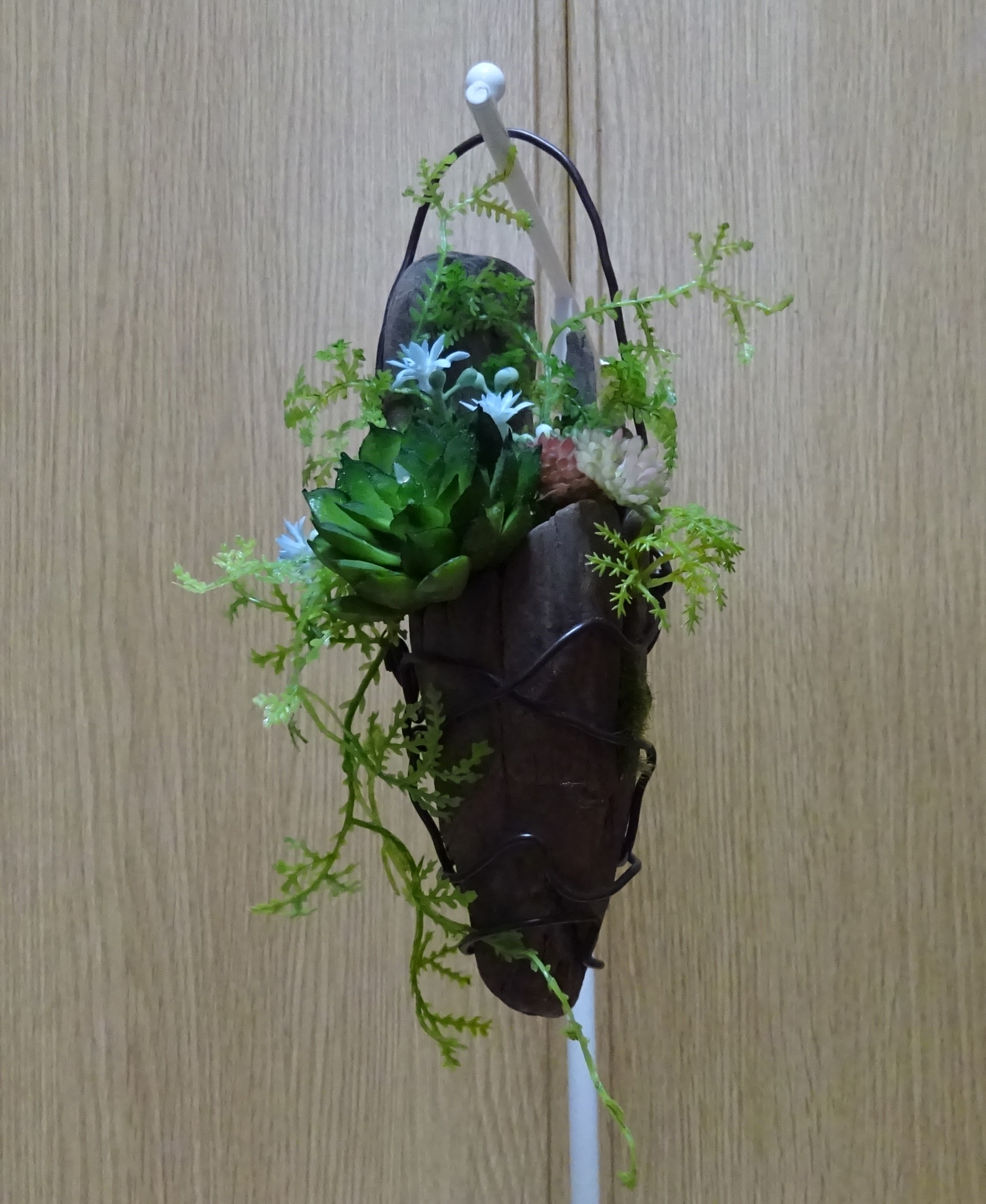 流木エケベリアハンキング Iichi ハンドメイド クラフト作品 手仕事品の通販