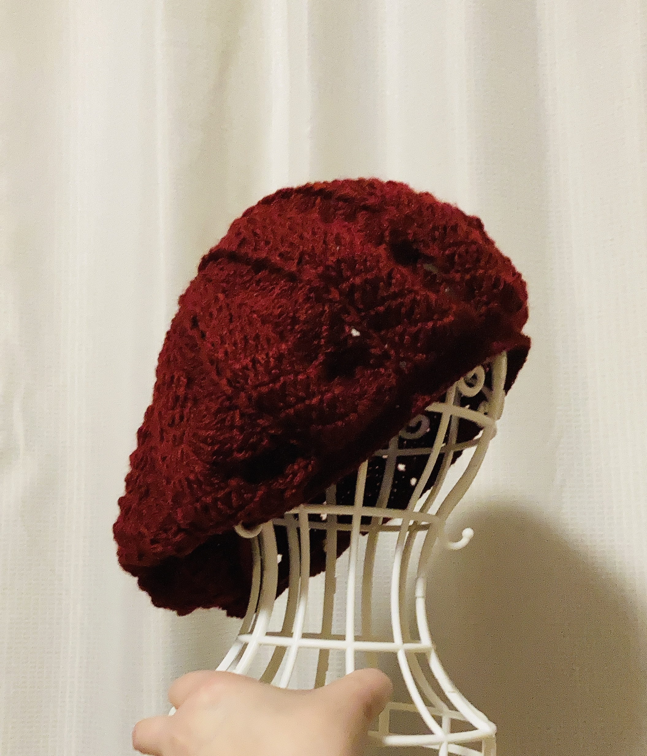 ウール ベレー帽 Iichi ハンドメイド クラフト作品 手仕事品の通販