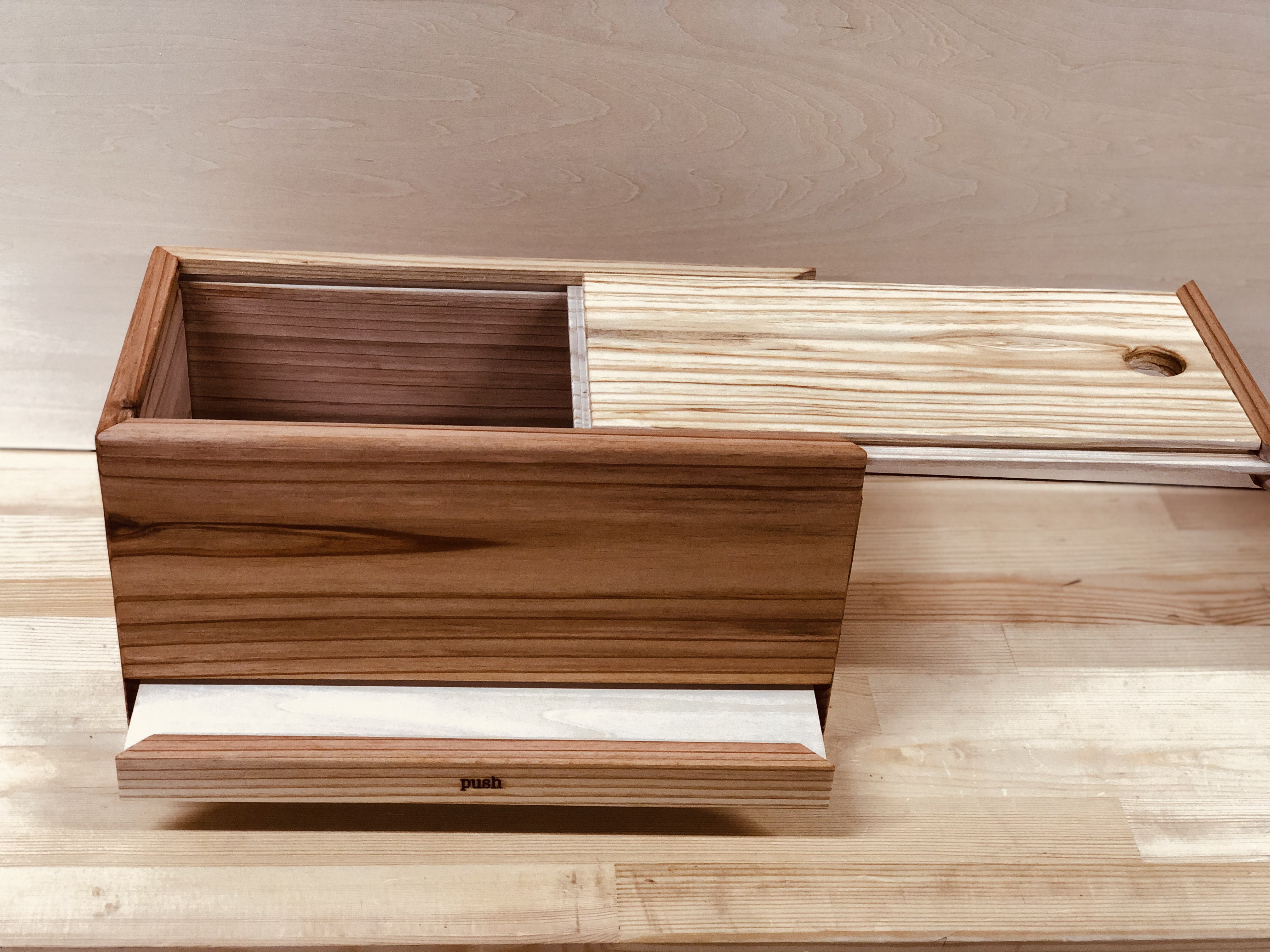 木製マスクケース Iichi ハンドメイド クラフト作品 手仕事品の通販