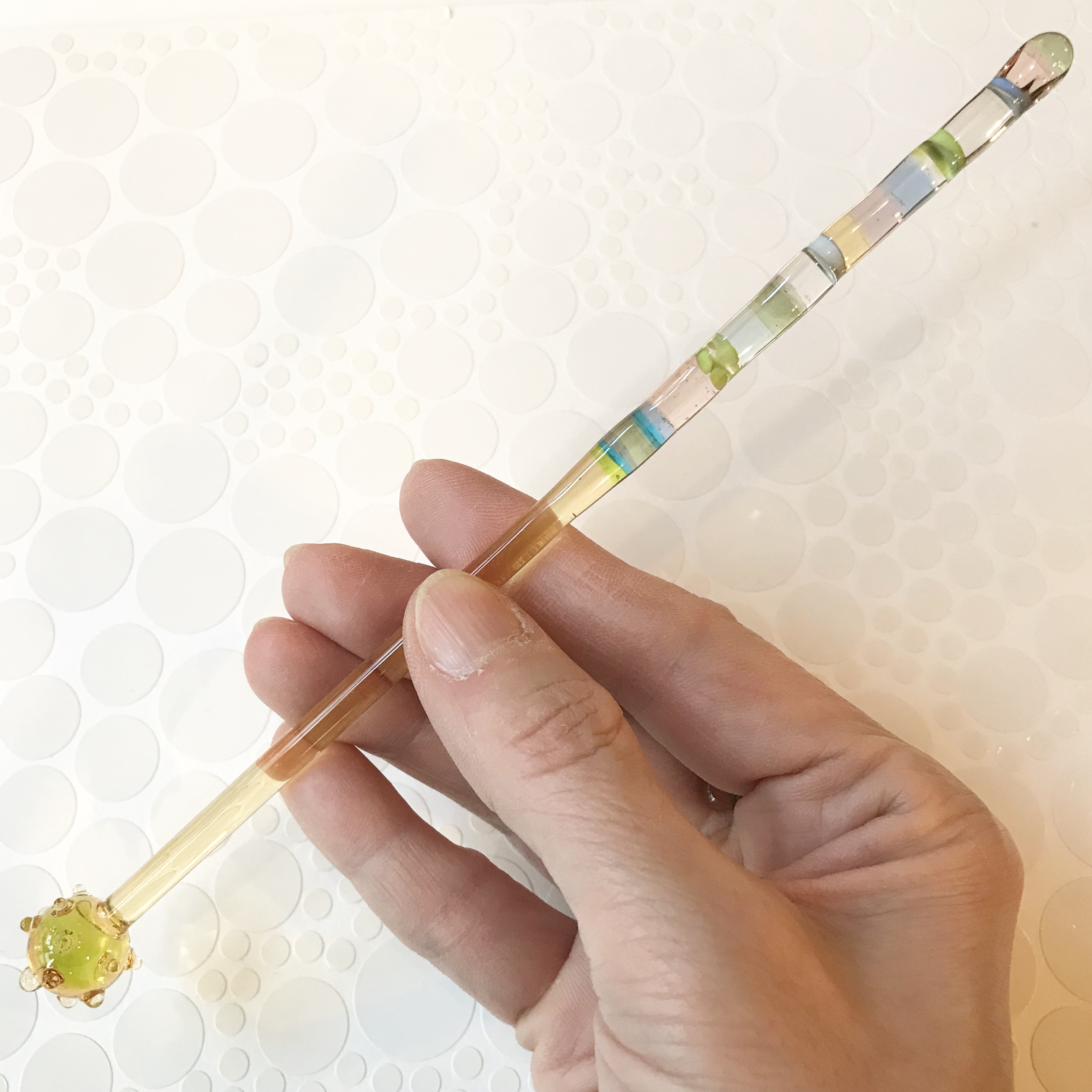 つぶつぶペールカラーマドラー黄色 Iichi ハンドメイド クラフト作品 手仕事品の通販