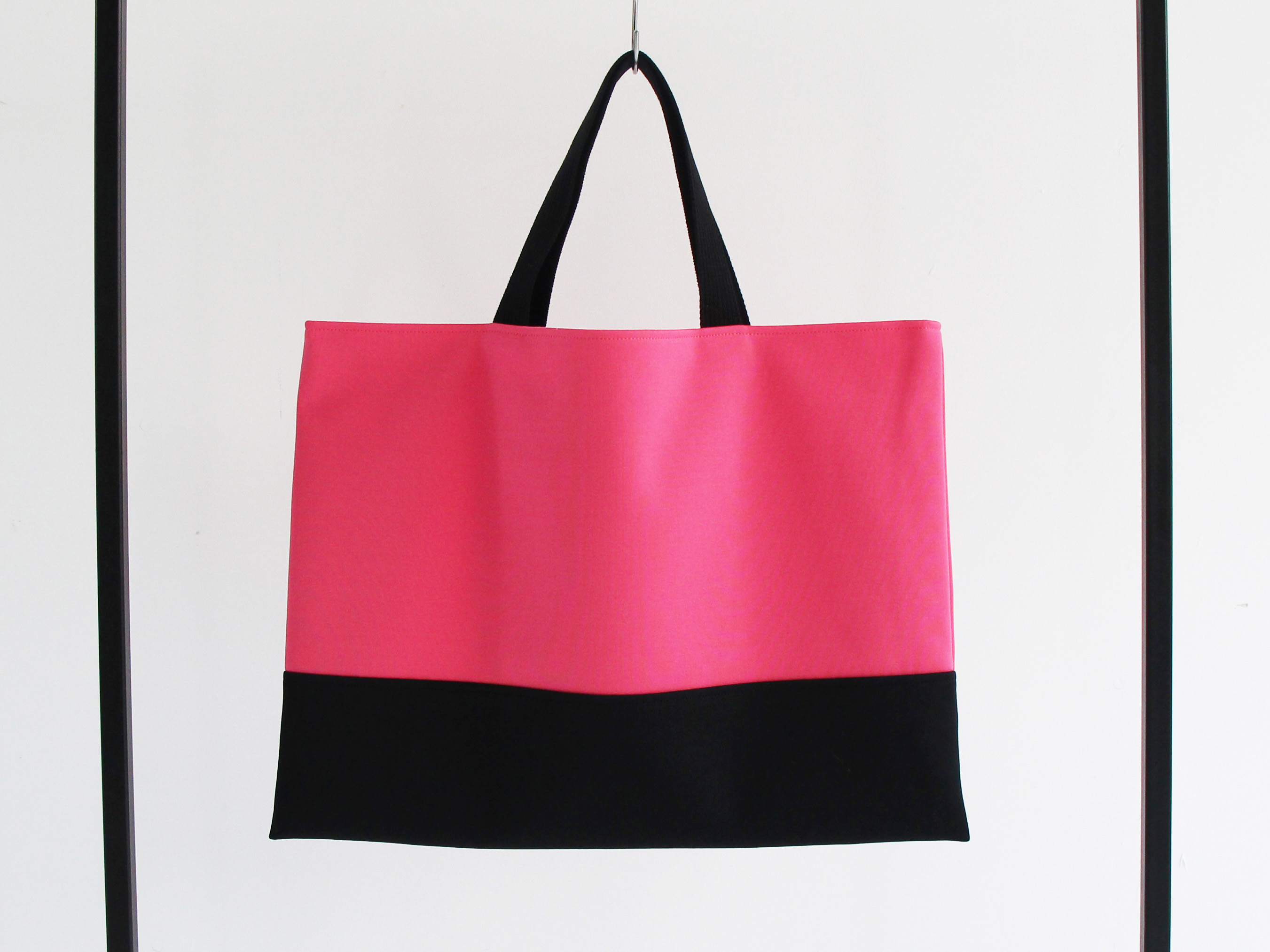 こども用レッスンバッグ内ポケット付き ピンク トートバッグ 9 S Kid S Fablic Iichi ハンドメイド クラフト作品 手仕事品の通販