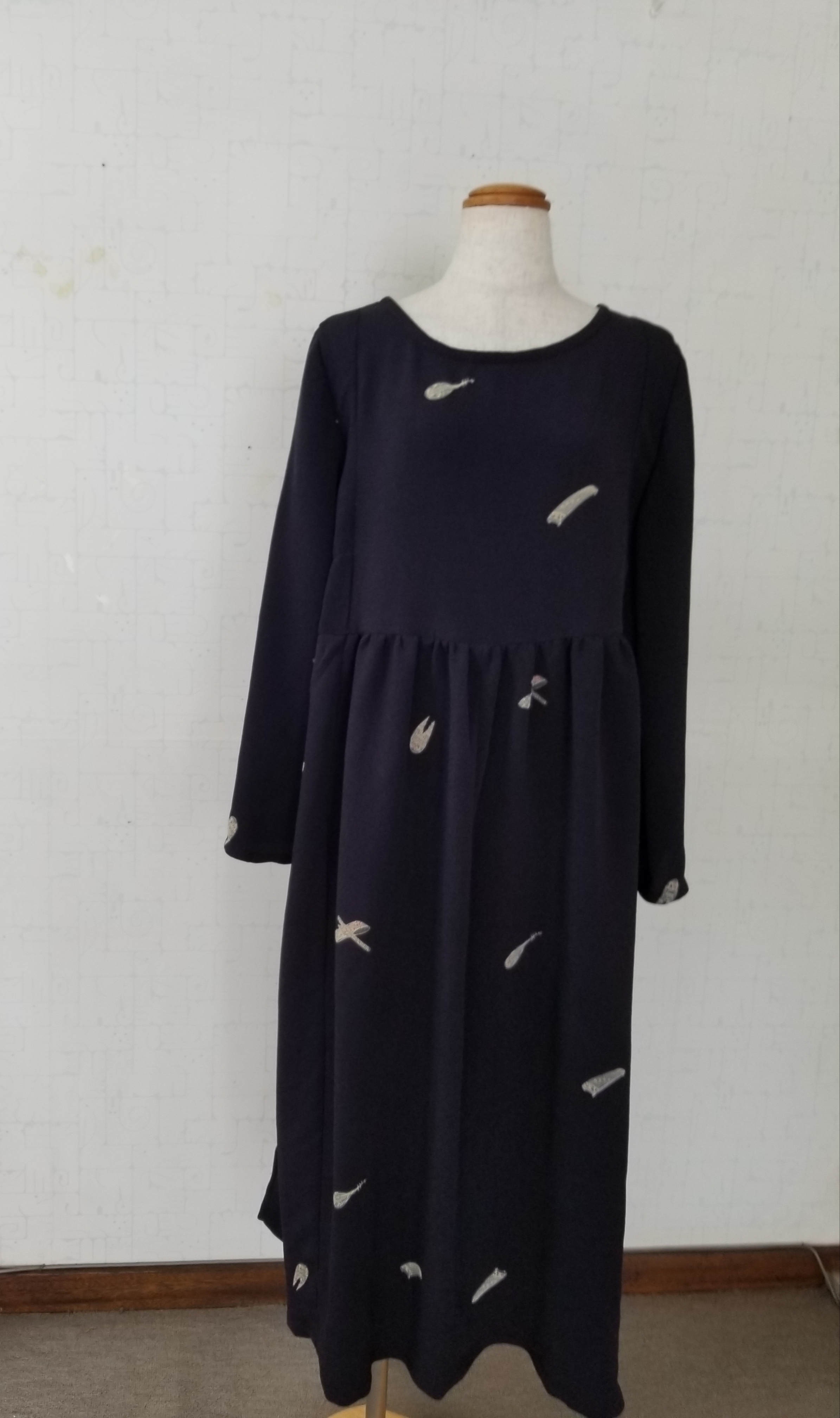 ちりめんリメイク ギャザーワンピース Iichi ハンドメイド クラフト作品 手仕事品の通販