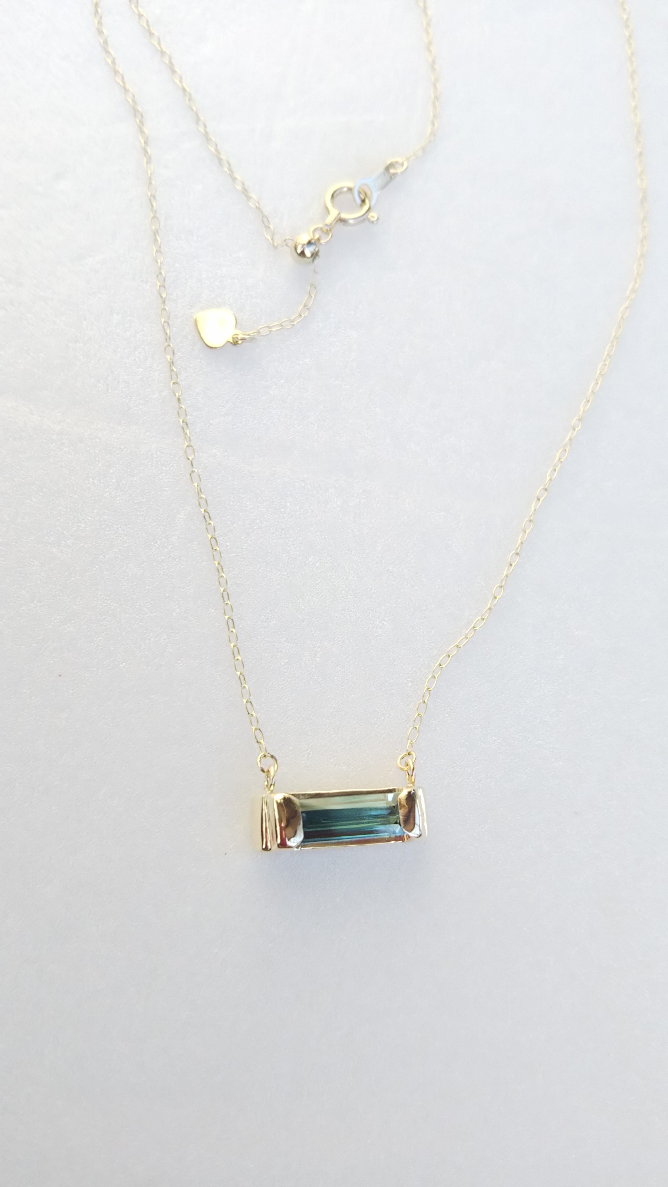 K10 インディゴライト トルマリンのネックレス | iichi ハンドメイド 