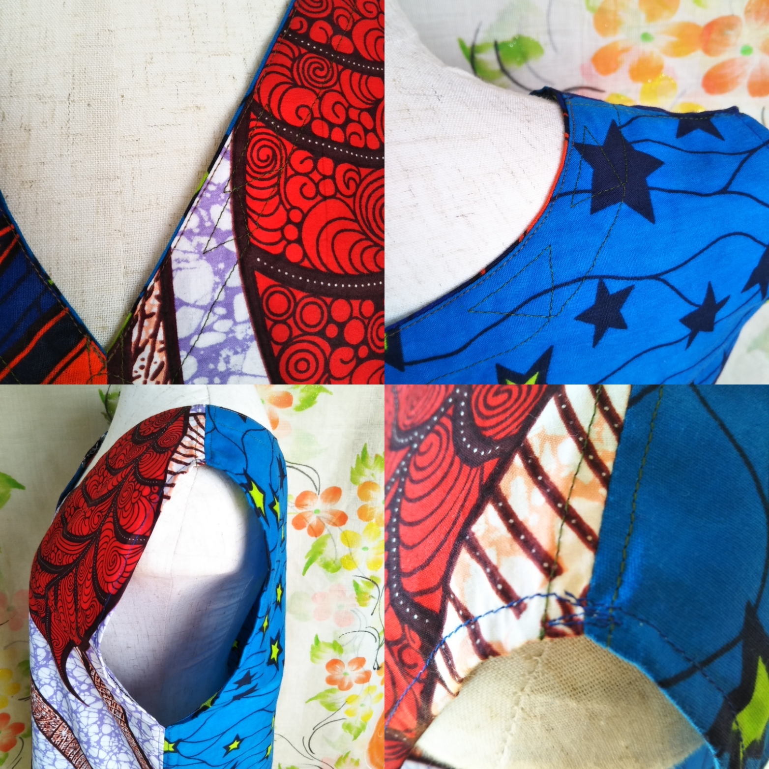 ハンドメイド アフリカ布ミニワンピース ミニワンピース Maquillajeenoferta Com