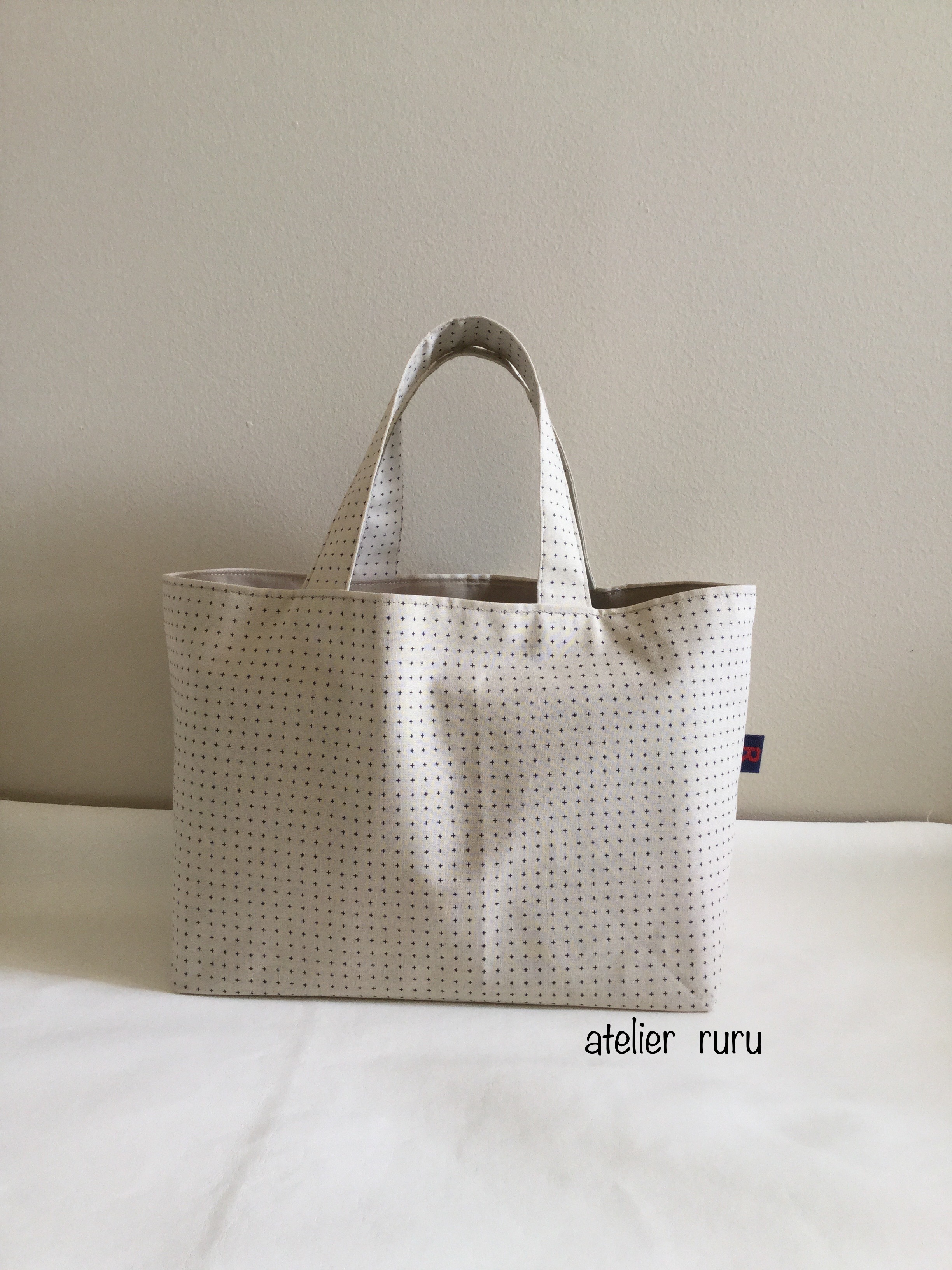 トート風エコバッグ 雑貨屋さん風 Iichi ハンドメイド クラフト作品 手仕事品の通販