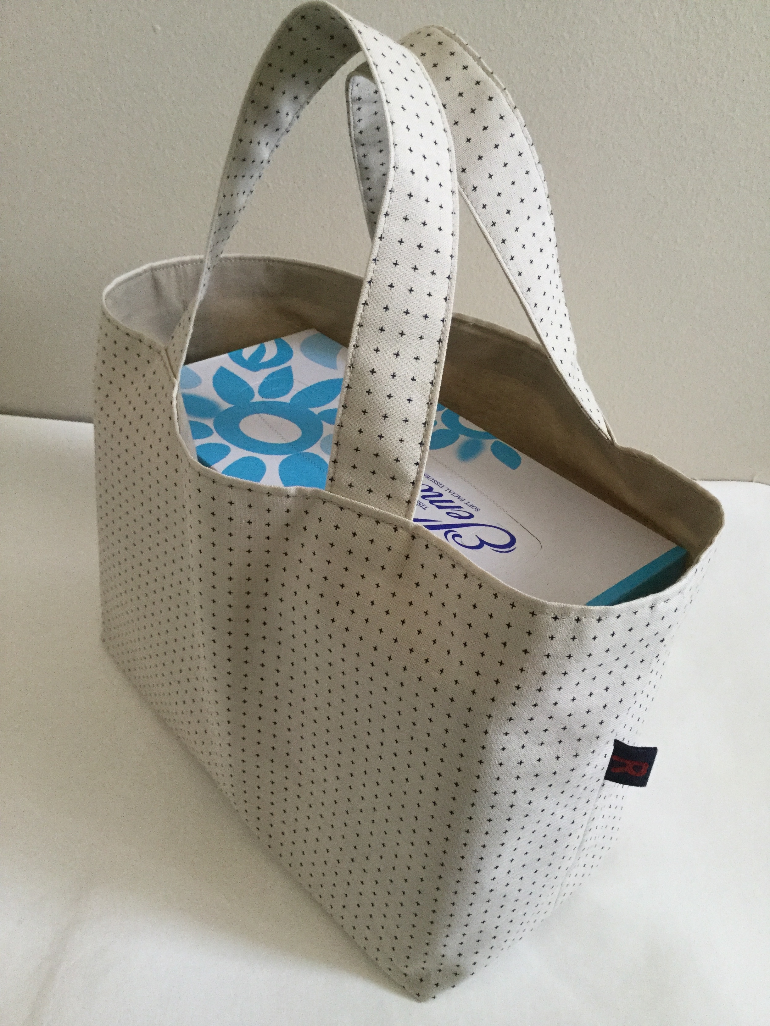 トート風エコバッグ 雑貨屋さん風 Iichi ハンドメイド クラフト作品 手仕事品の通販