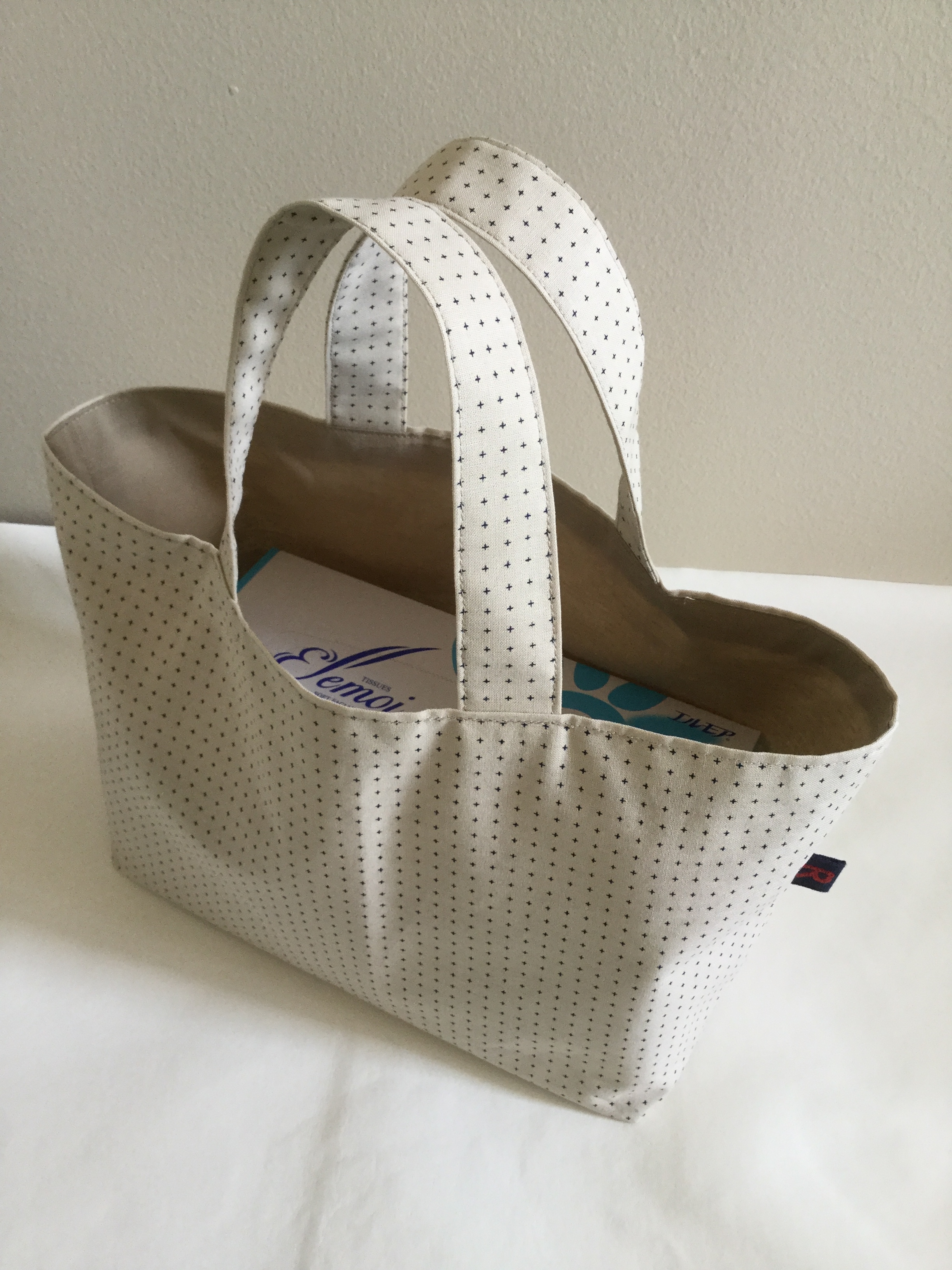 トート風エコバッグ 雑貨屋さん風 Iichi ハンドメイド クラフト作品 手仕事品の通販