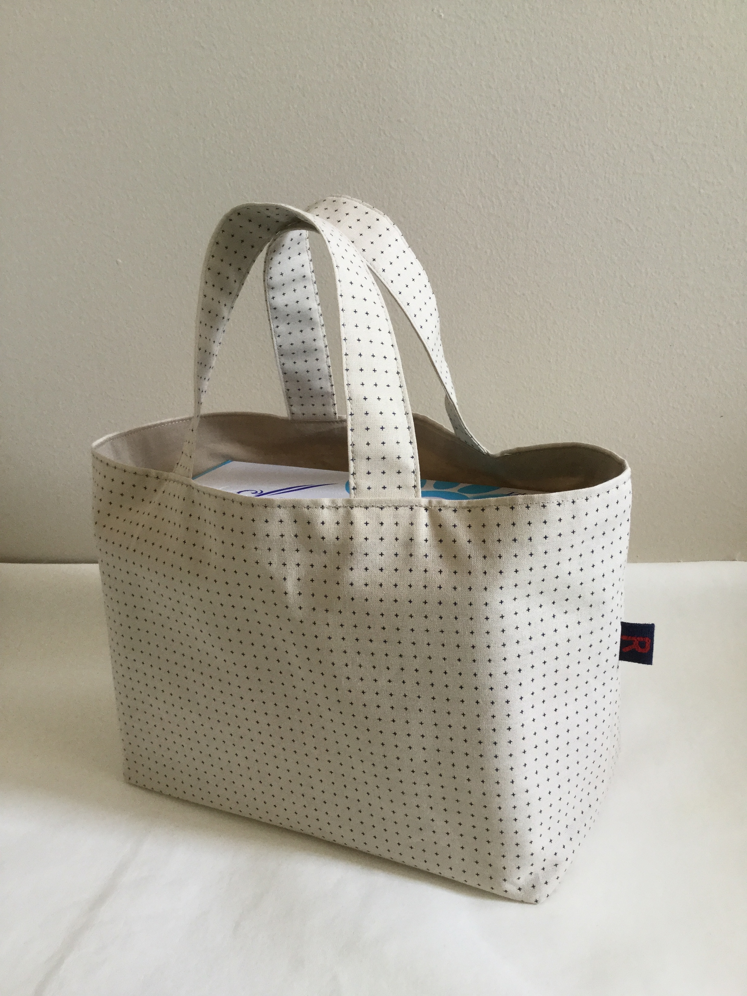 トート風エコバッグ 雑貨屋さん風 Iichi ハンドメイド クラフト作品 手仕事品の通販