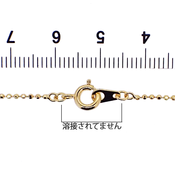 カットボールチェーンネックレス 幅1 2mm 真鍮 ゴールドメッキ 上質国内生産品 55cm アレルギー対応 Iichi ハンドメイド クラフト作品 手仕事品の通販