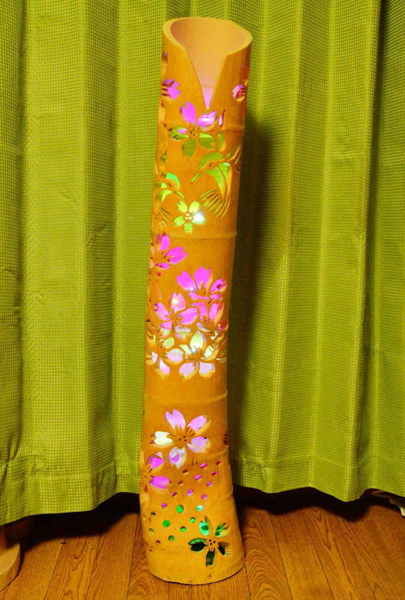 竹灯り 彩シリーズ 〜花見〜 竹灯籠 極太孟宗竹