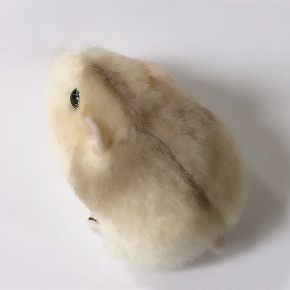 受注制作 ジャンガリアンハムスターのぬいぐるみ プディング Iichi ハンドメイド クラフト作品 手仕事品の通販