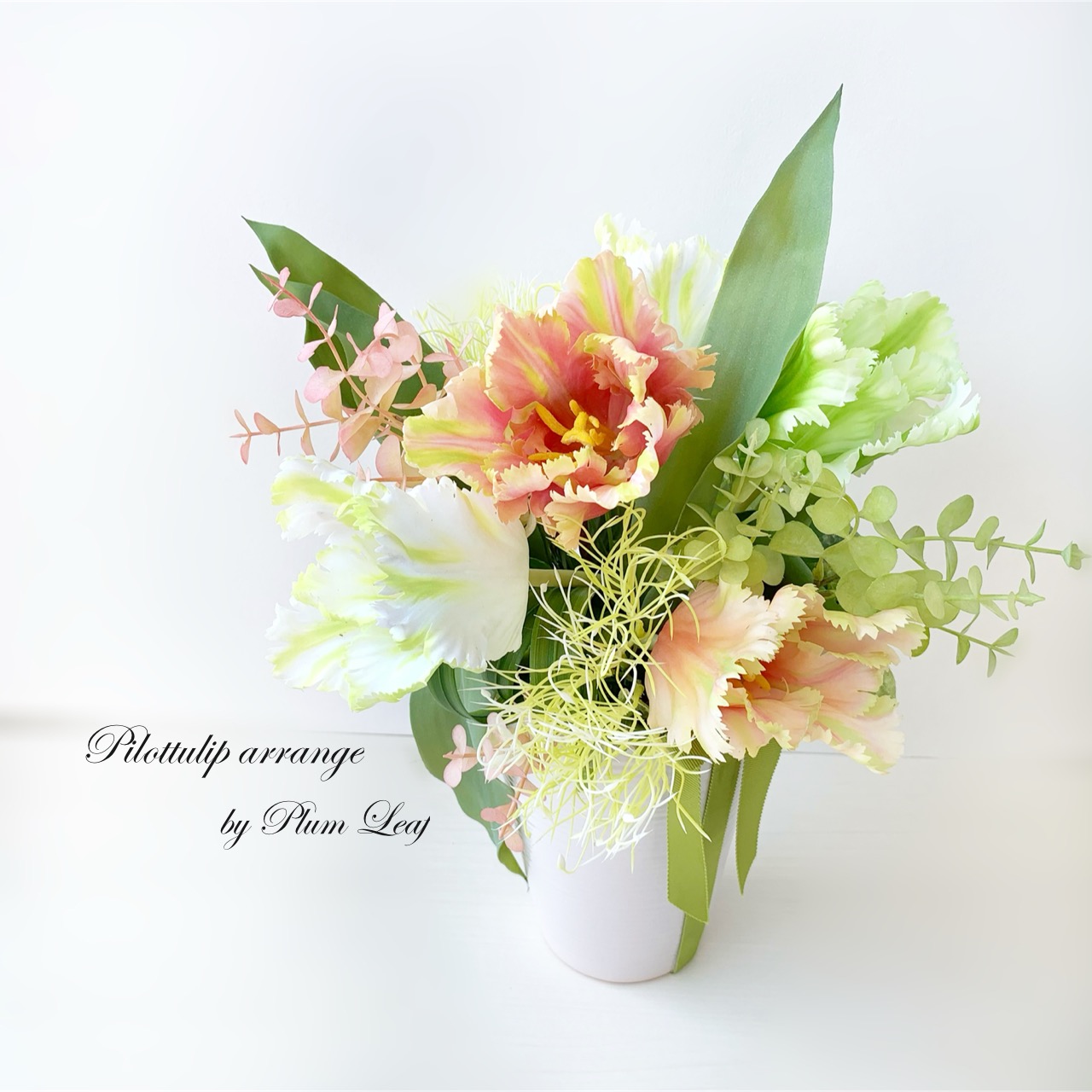 パイロットチューリップのアーティフィシャルアレンジ Iichi ハンドメイド クラフト作品 手仕事品の通販