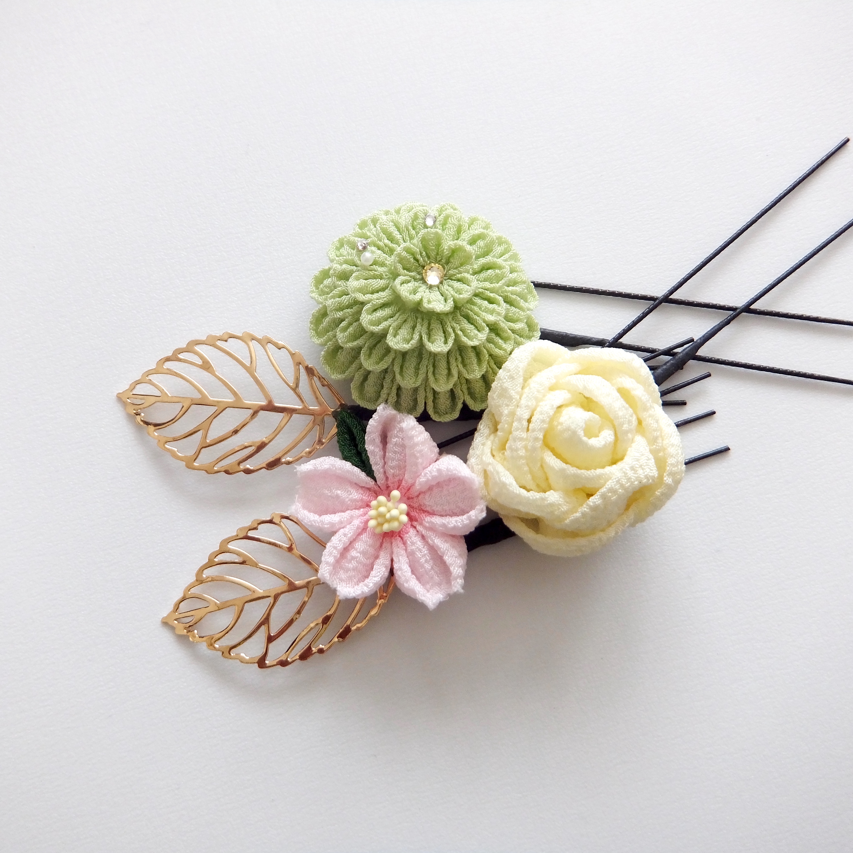 Uピン５本セット 花霞 Iichi ハンドメイド クラフト作品 手仕事品の通販