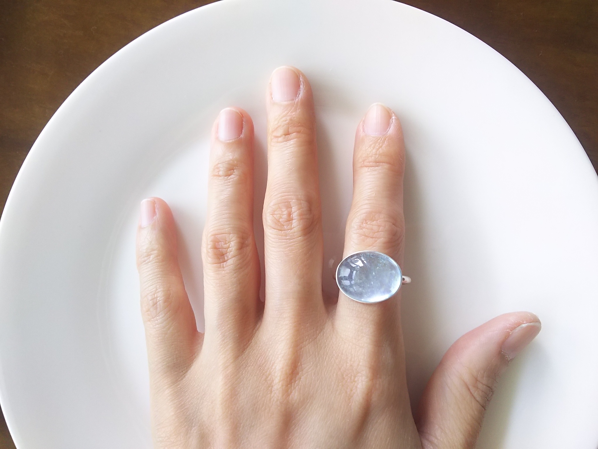 天使のリング アクアマリン Iichi ハンドメイド クラフト作品 手仕事品の通販 天使のリング アクアマリン Iichi ハンドメイド クラフト作品 手仕事品の通販