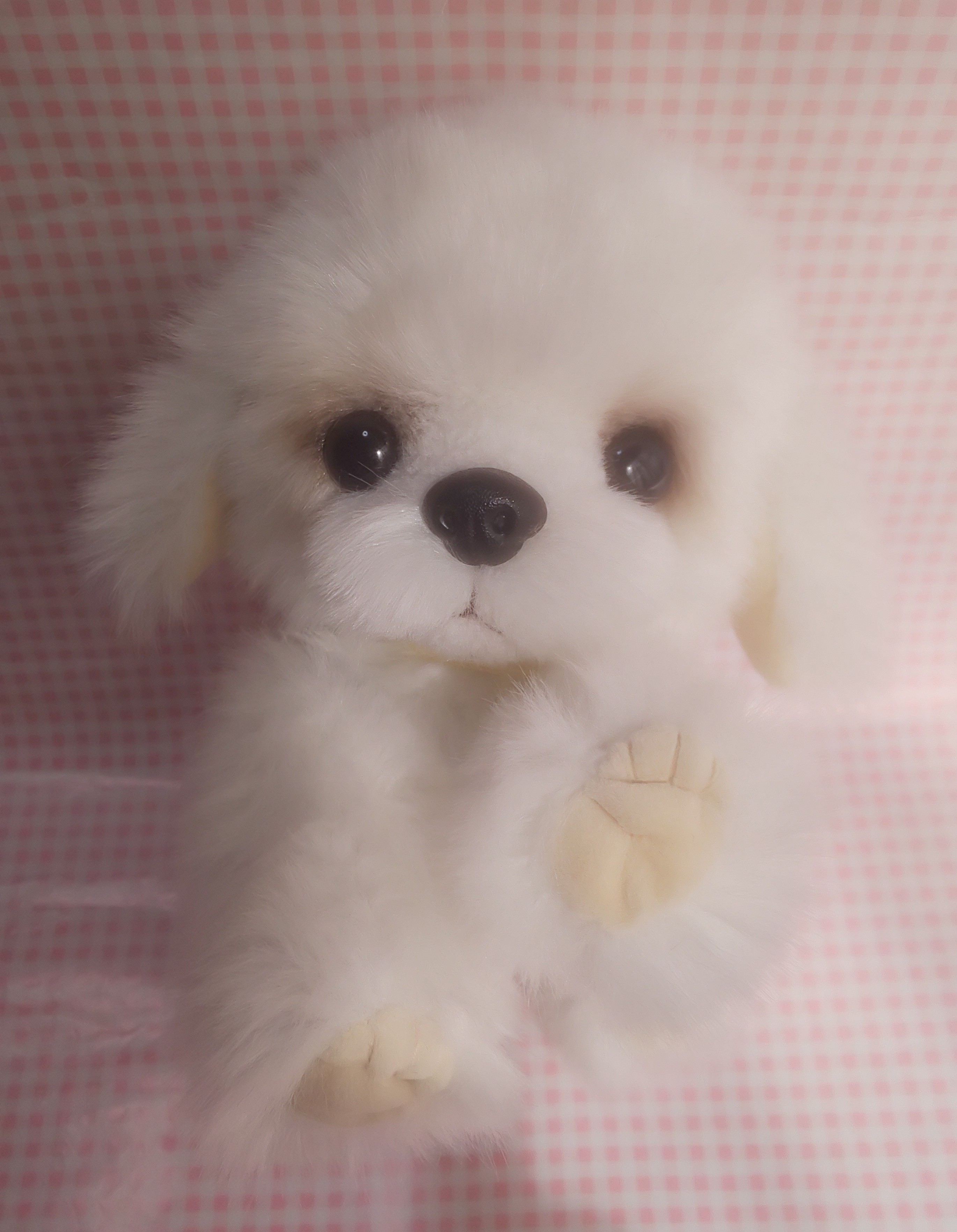 ふわふわぬいぐるみ 垂れ耳な犬 ホワイト Iichi ハンドメイド クラフト作品 手仕事品の通販