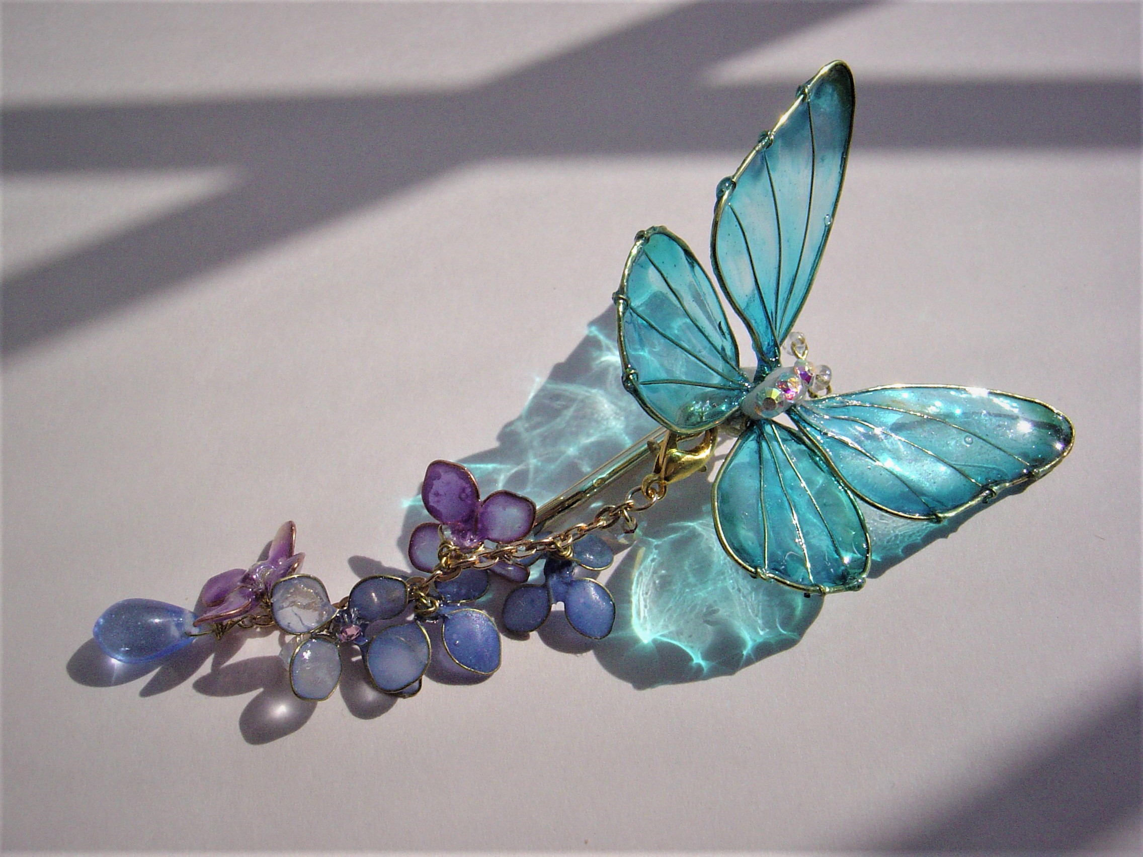 数量限定アウトレット最安価格 モルフォ蝶のキラキラキラキラバレッタ Comunidadaledar Org