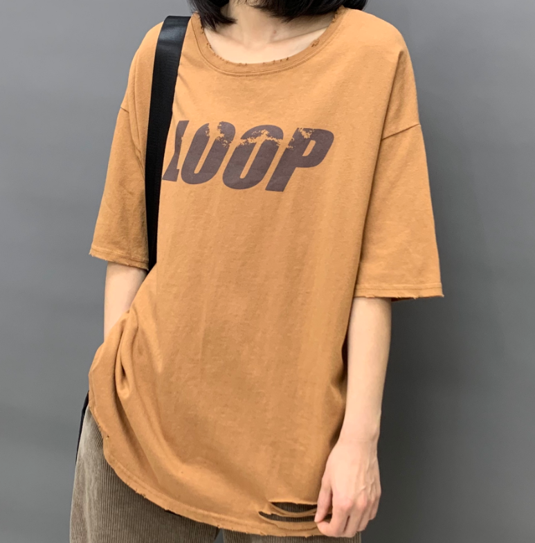 春夏 多色 半袖tシャツ ラウンドネックtシャツ レディース トップス コットン シャツ ゆったり Iichi ハンドメイド クラフト作品 手仕事品の通販