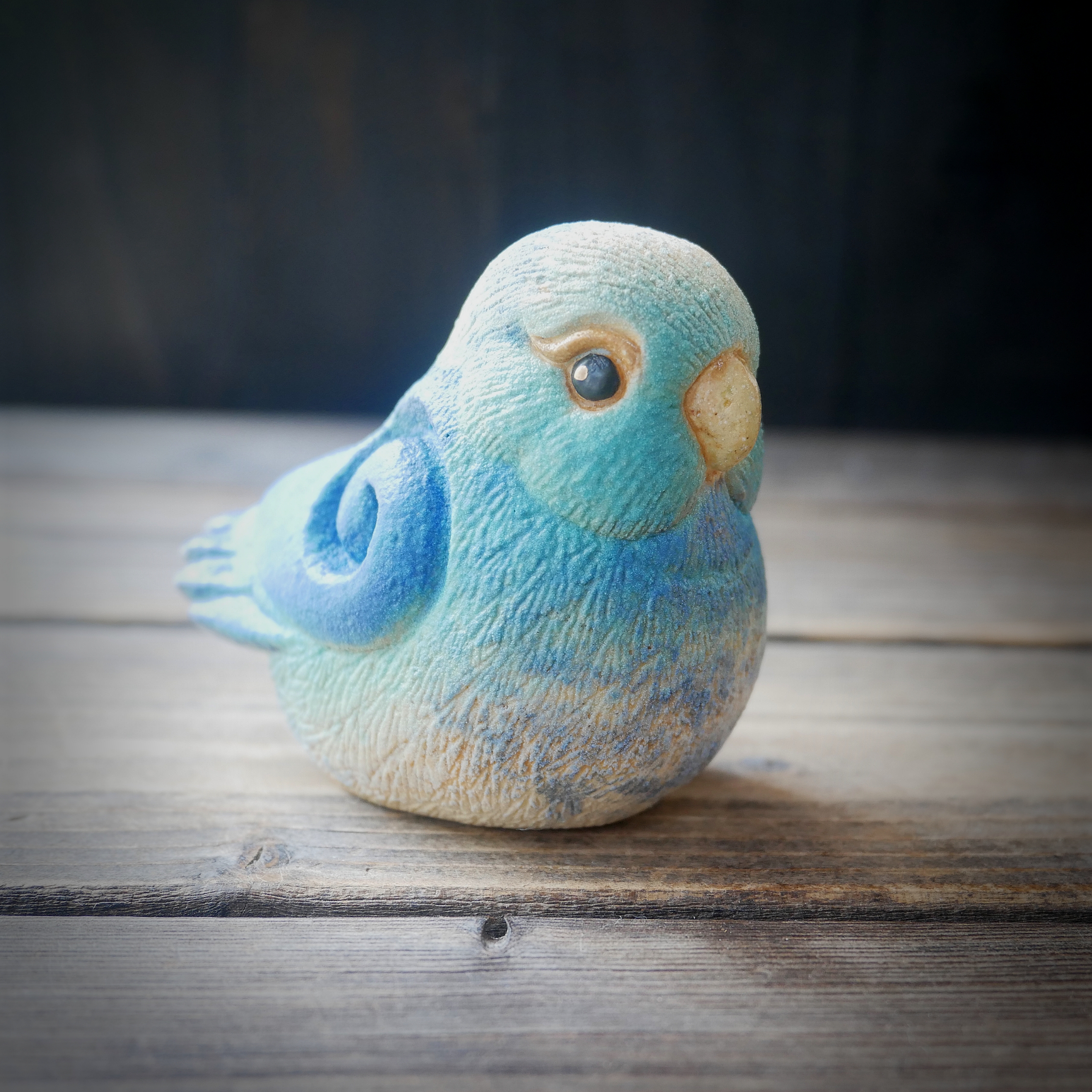 青色のマメルリハインコ No 4 Iichi ハンドメイド クラフト作品 手仕事品の通販 青色のマメルリハインコ No 4 Iichi ハンドメイド クラフト作品 手仕事品の通販
