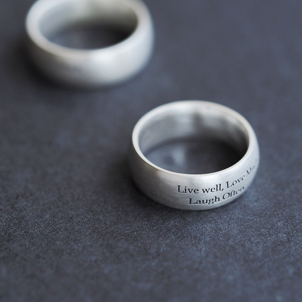 2コset ステキな言葉 ペア リング シルバー925 Iichi ハンドメイド クラフト作品 手仕事品の通販