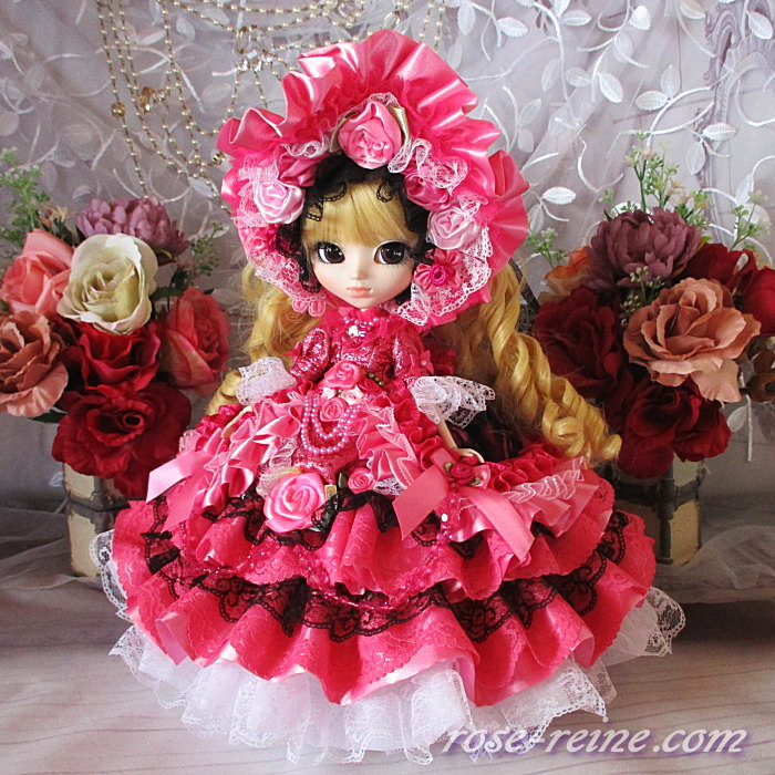 咲き誇る薔薇の花園 キュートで可憐な魅惑のプリンセスフリルドレス豪華4点セット Iichi ハンドメイド クラフト作品 手仕事品の通販