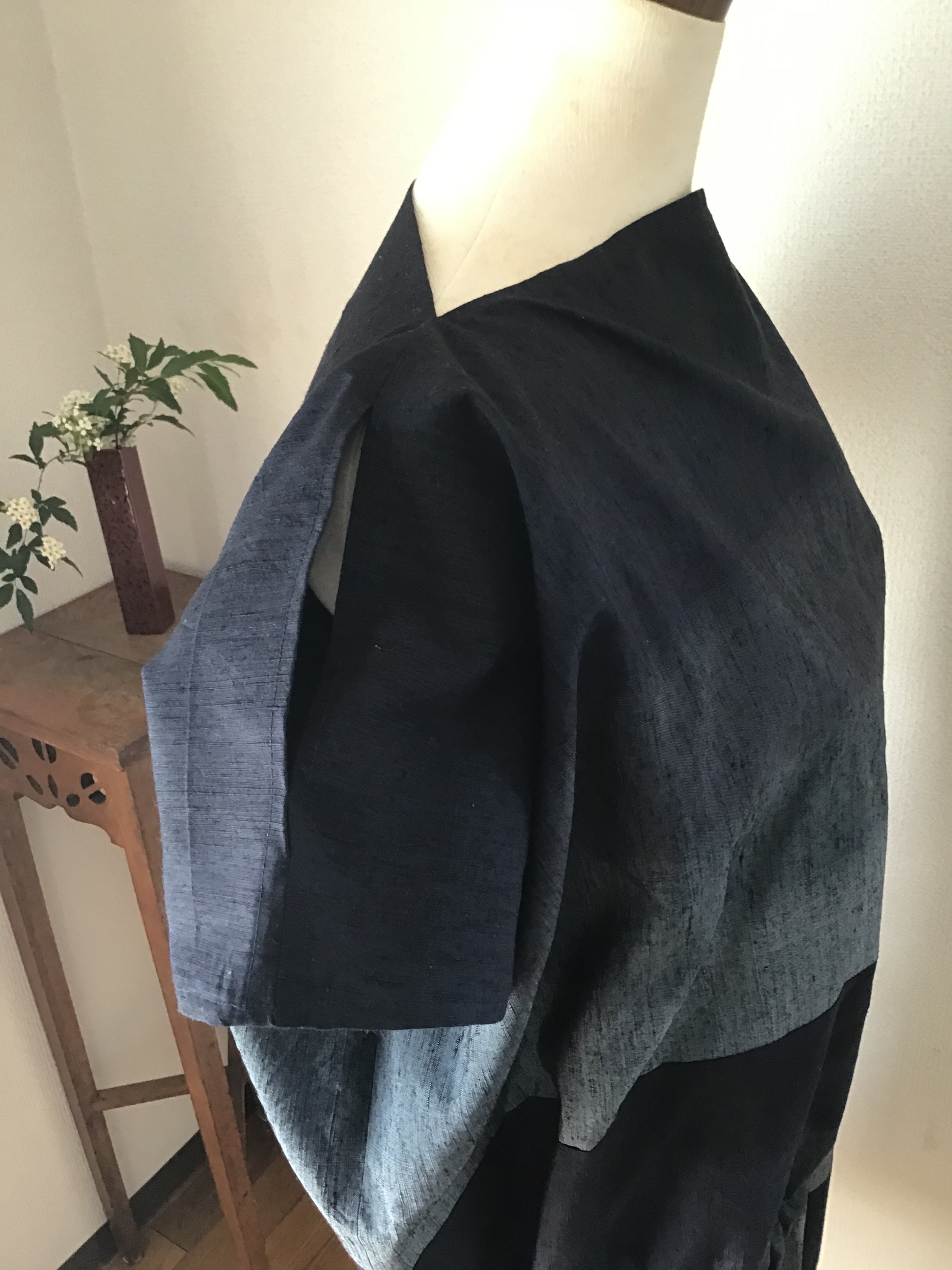 着物リメイク ワンピース 鰹縞 Iichi ハンドメイド クラフト作品 手仕事品の通販