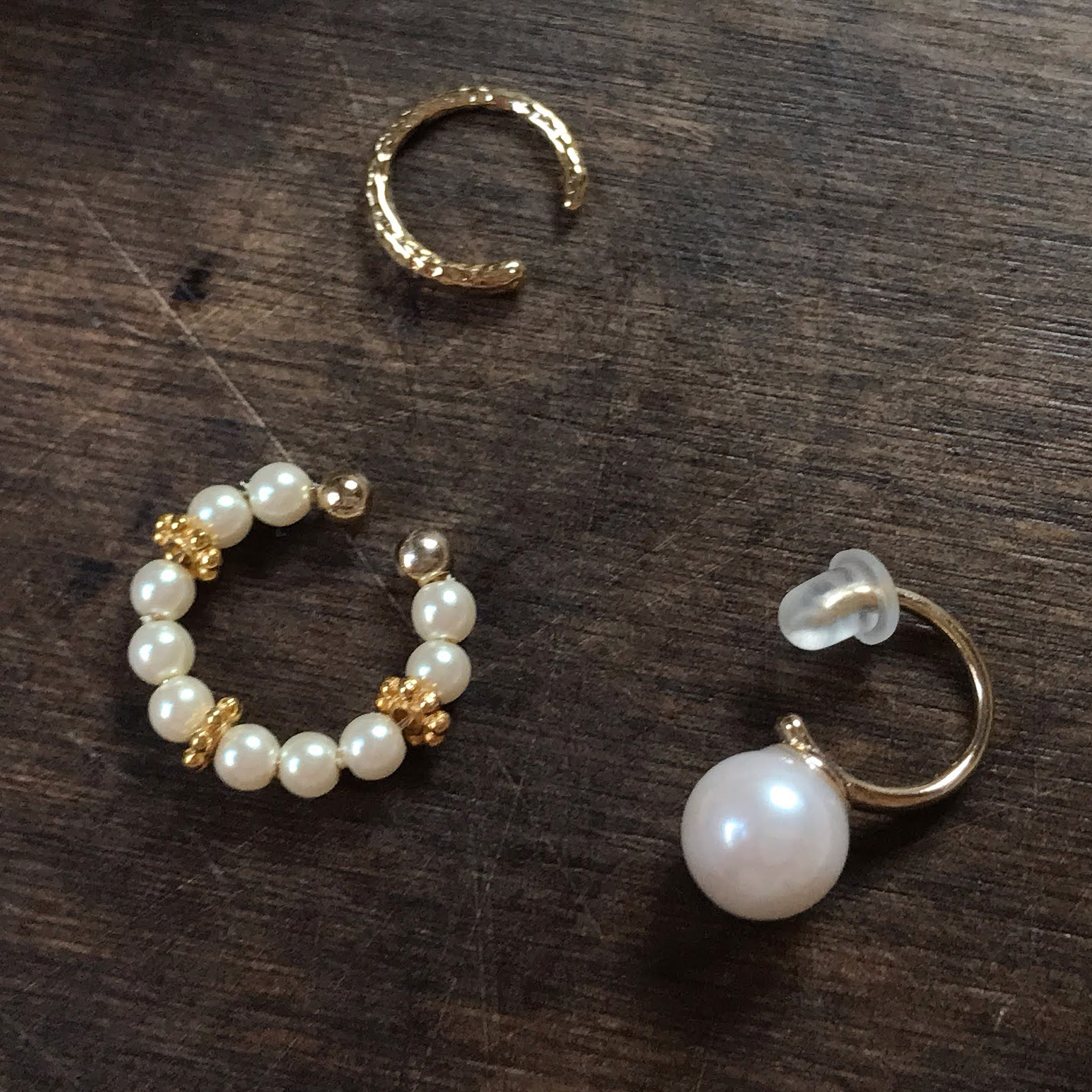 日本正規品 新品未使用 Carat A Ec 3 パール イヤーカフ ピアス 両耳用 Williamsav Com