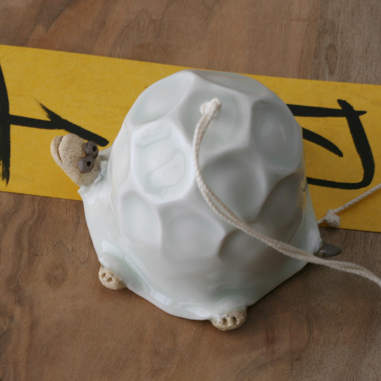 陶器 【風鈴カメ】 fu1 | iichi ハンドメイド・クラフト作品・手仕事品の通販 陶器 【風鈴カメ】 fu1 | iichi ハンドメイド・クラフト作品・手仕事品の通販