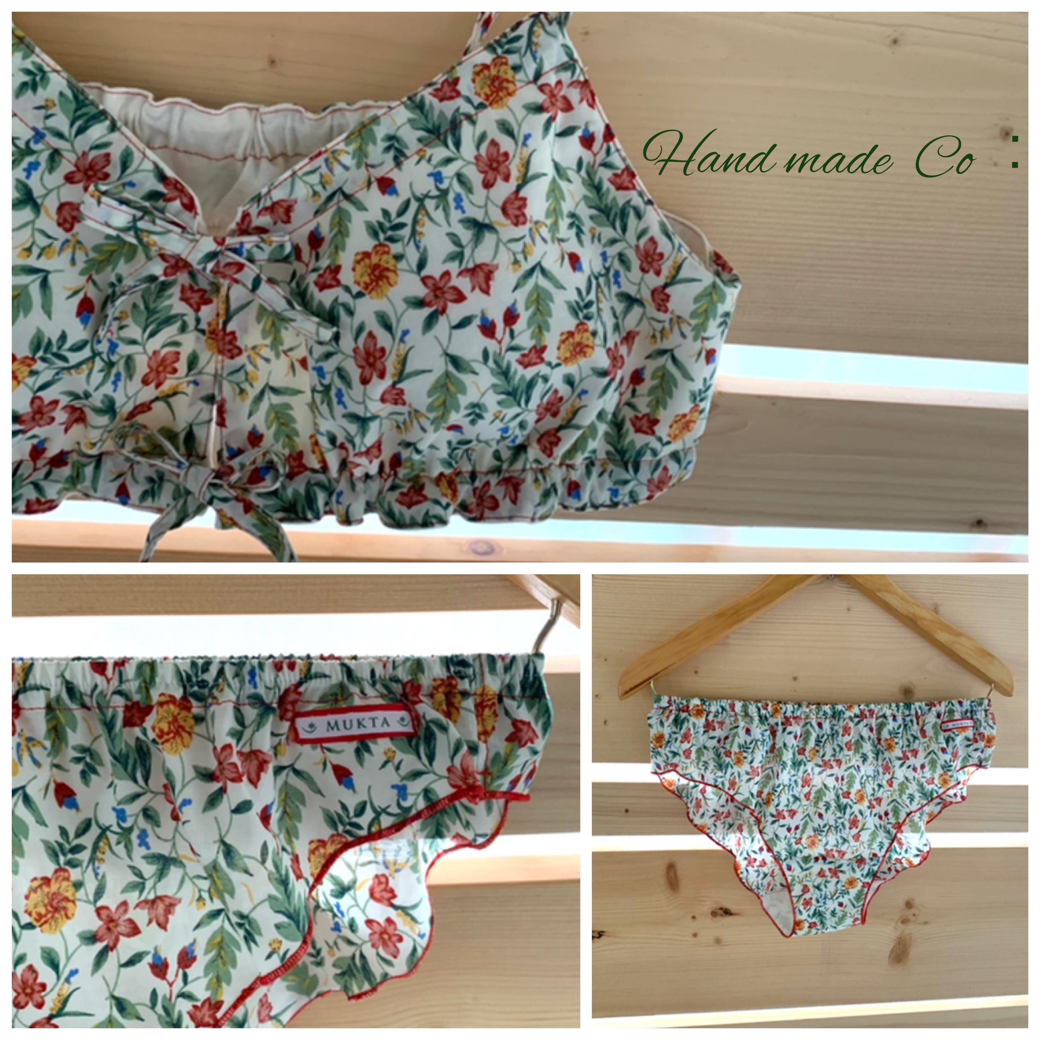 ストレスフリー ブラ ショーツ 初夏花 Iichi ハンドメイド クラフト作品 手仕事品の通販